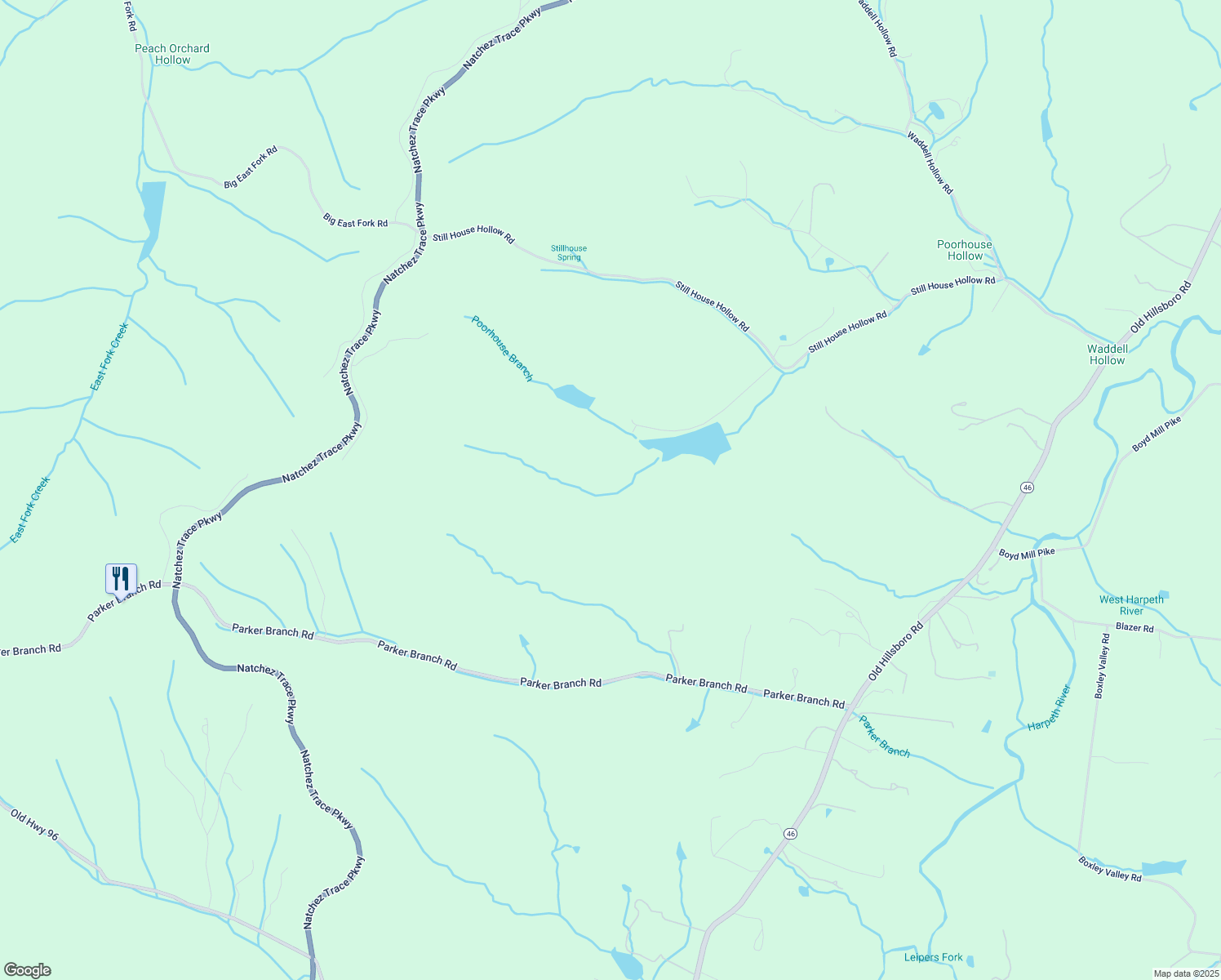 map of restaurants, bars, coffee shops, grocery stores, and more near 810 Hillsboro Road in Franklin
