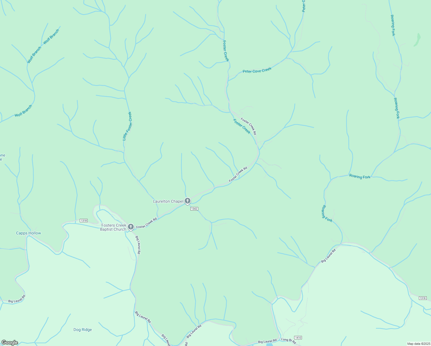 map of restaurants, bars, coffee shops, grocery stores, and more near 797 Foster Creek Road in Marshall