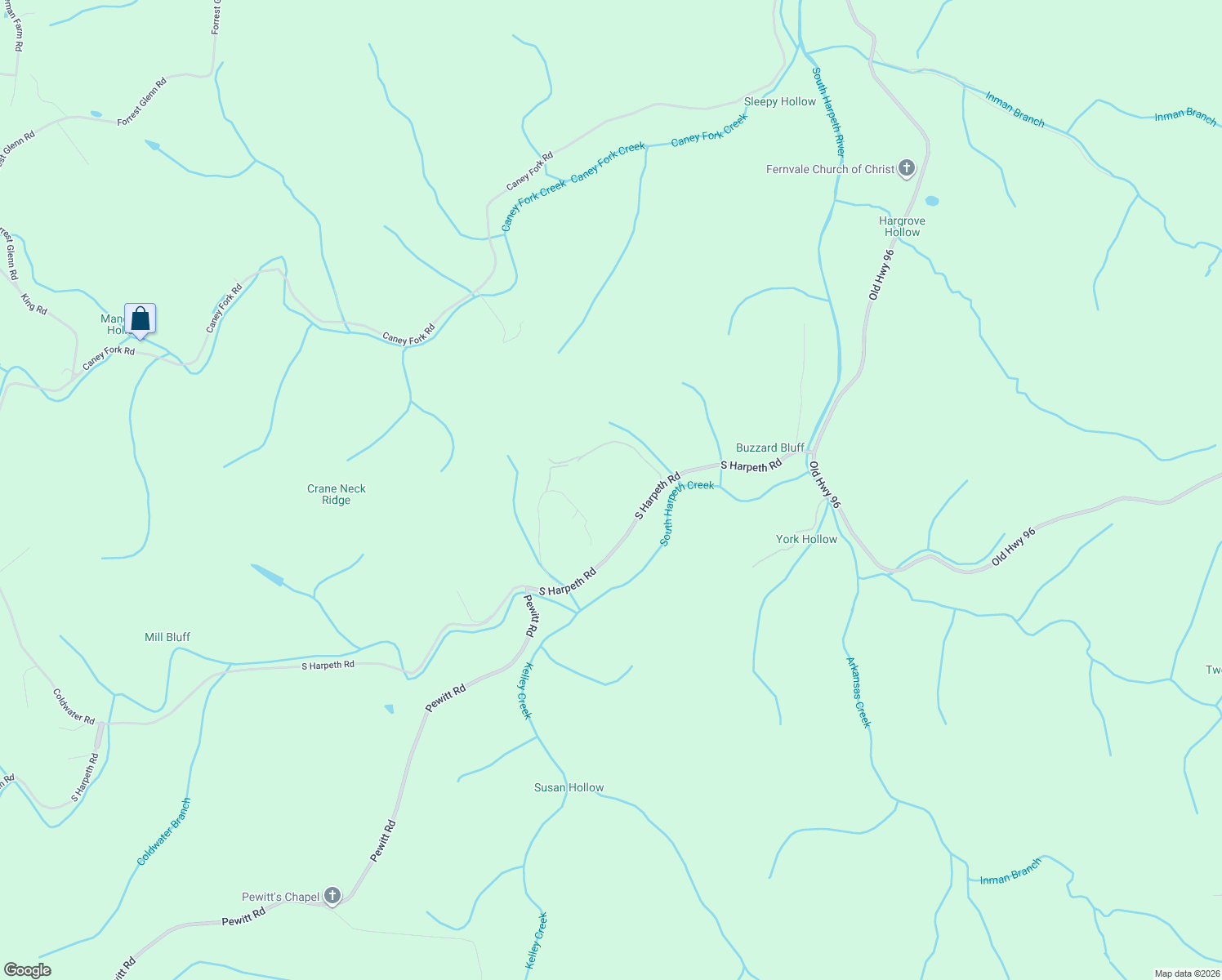 map of restaurants, bars, coffee shops, grocery stores, and more near 7506 Ivorybill Lane in Fairview