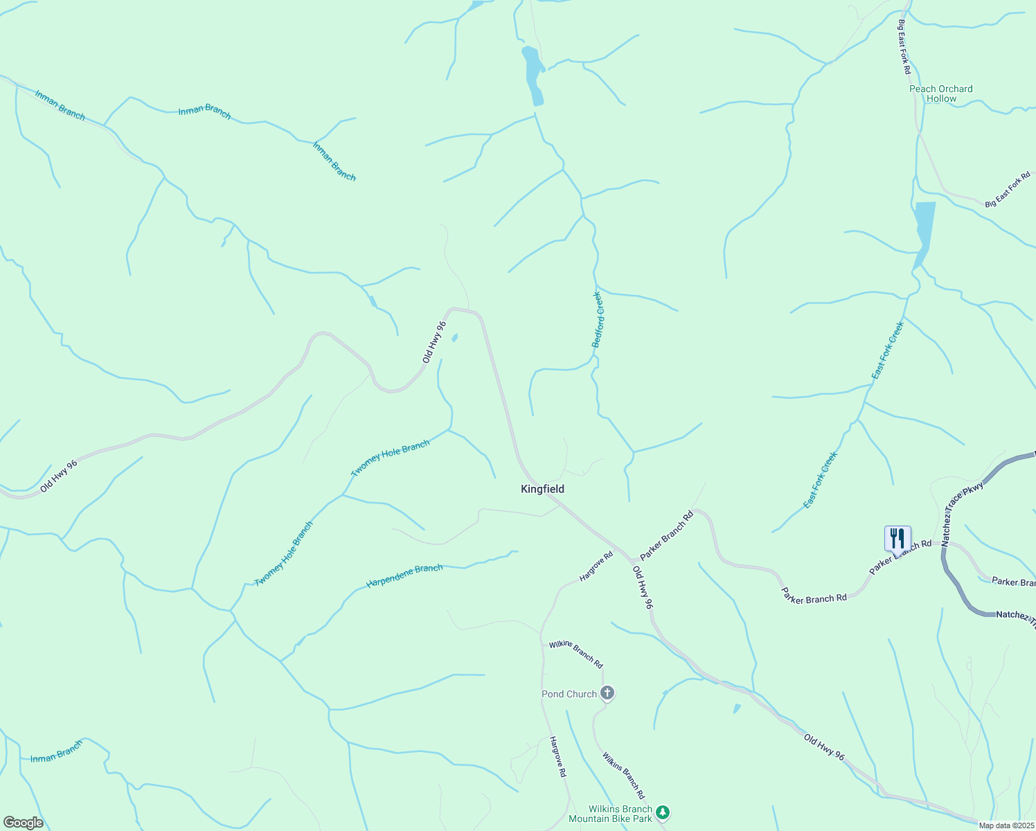 map of restaurants, bars, coffee shops, grocery stores, and more near 5648 Old Highway 96 in Franklin