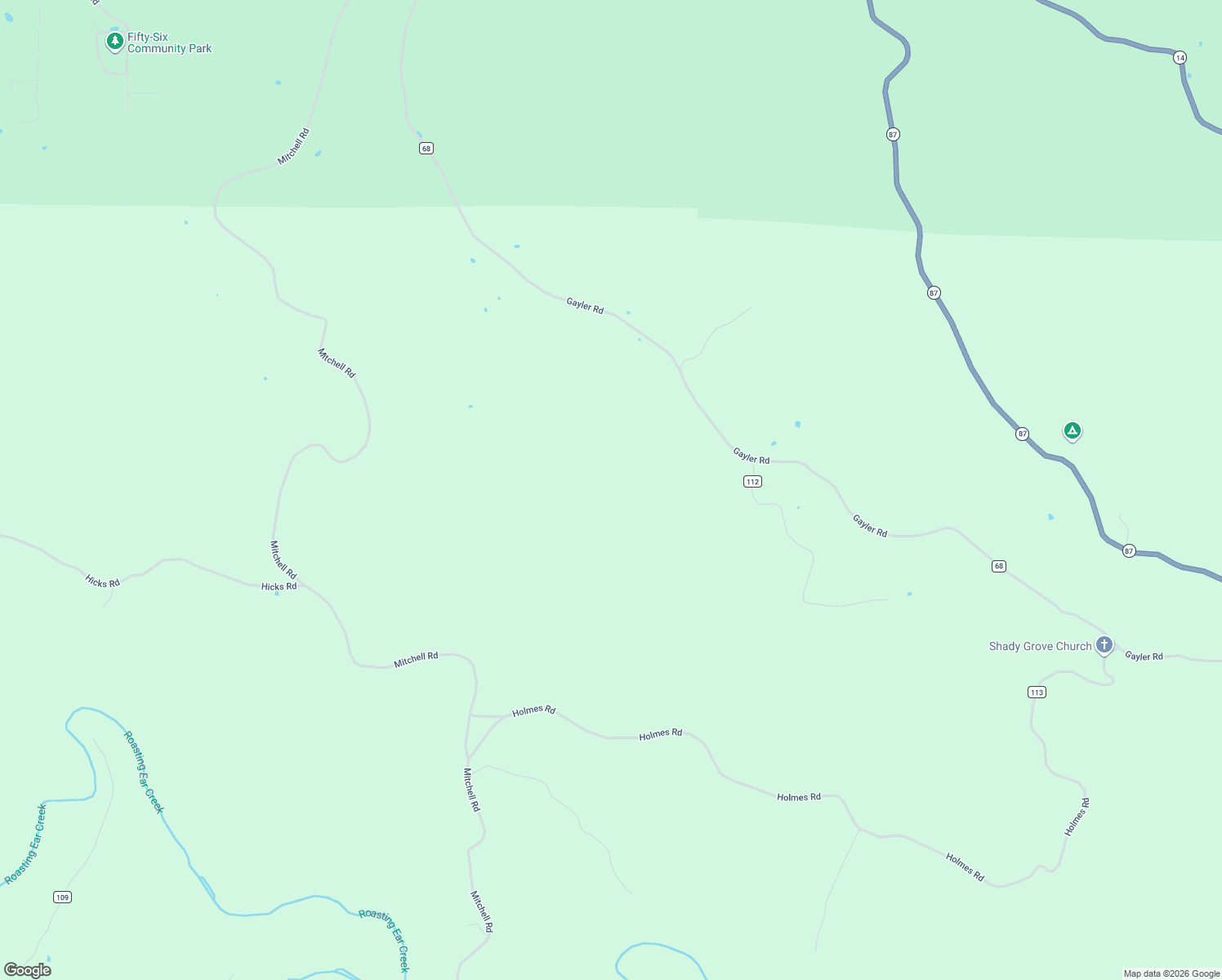 map of restaurants, bars, coffee shops, grocery stores, and more near Unnamed Road in Fifty-Six