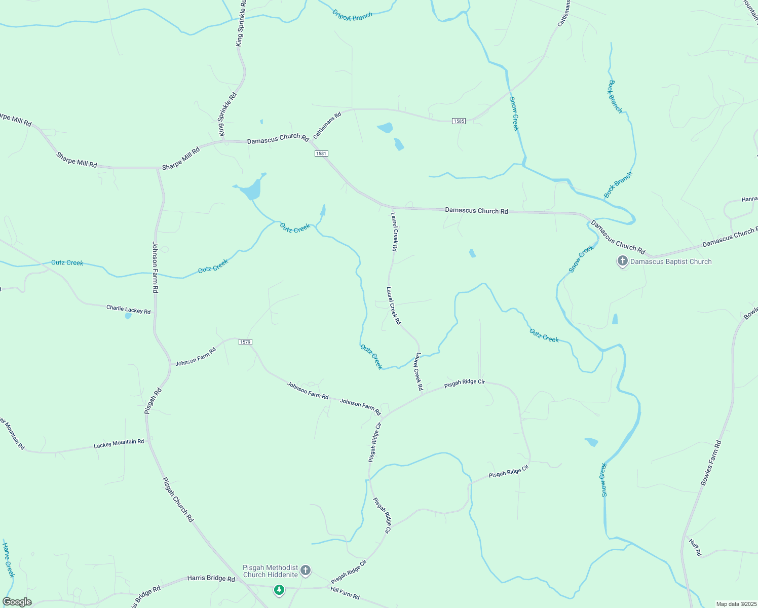 map of restaurants, bars, coffee shops, grocery stores, and more near 231 Laurel Creek Road in Statesville