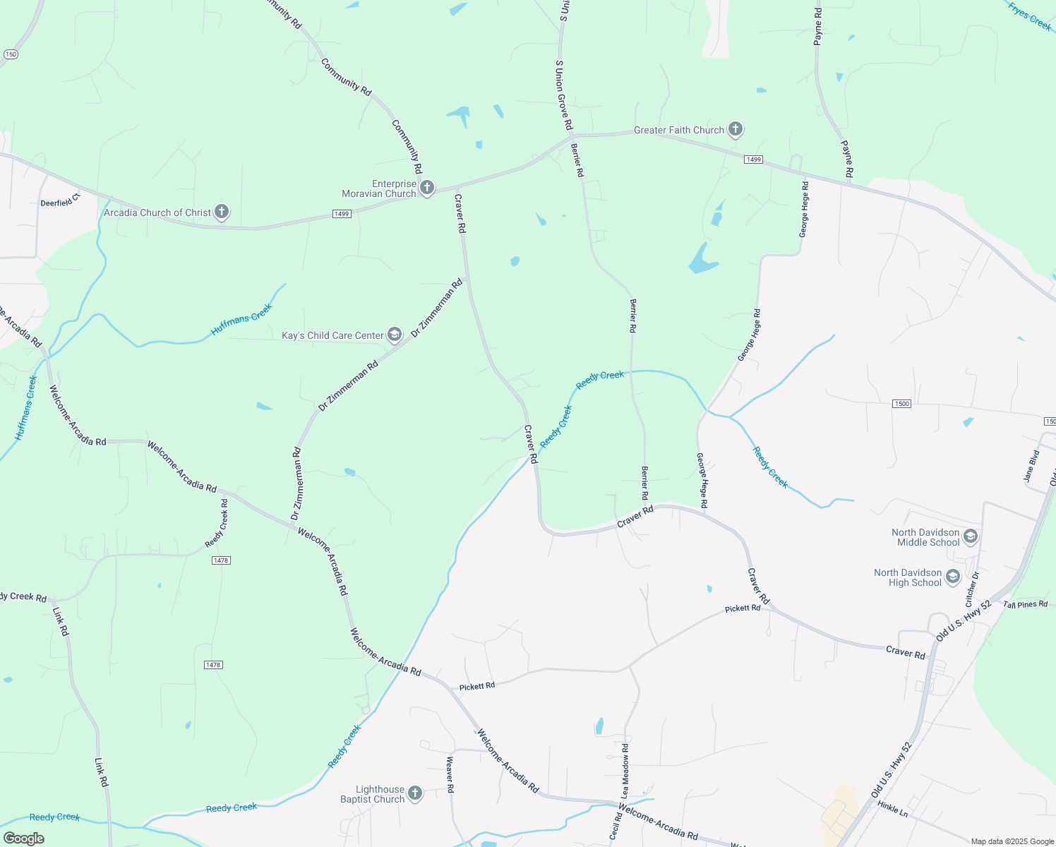 map of restaurants, bars, coffee shops, grocery stores, and more near Leroy Drive in Lexington