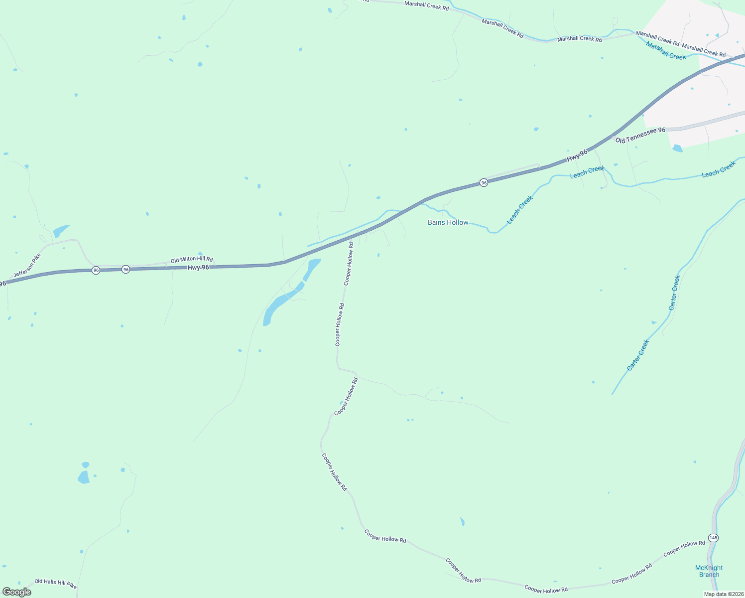 map of restaurants, bars, coffee shops, grocery stores, and more near 3074 Cooper Hollow Road in Auburntown