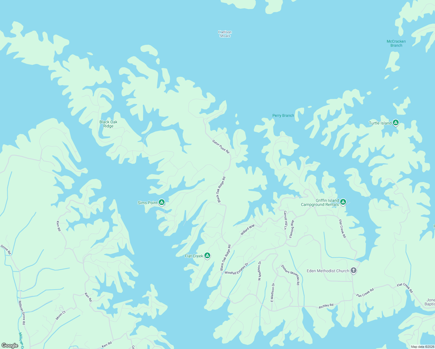 map of restaurants, bars, coffee shops, grocery stores, and more near 1073 Pleasure Road in Sevierville