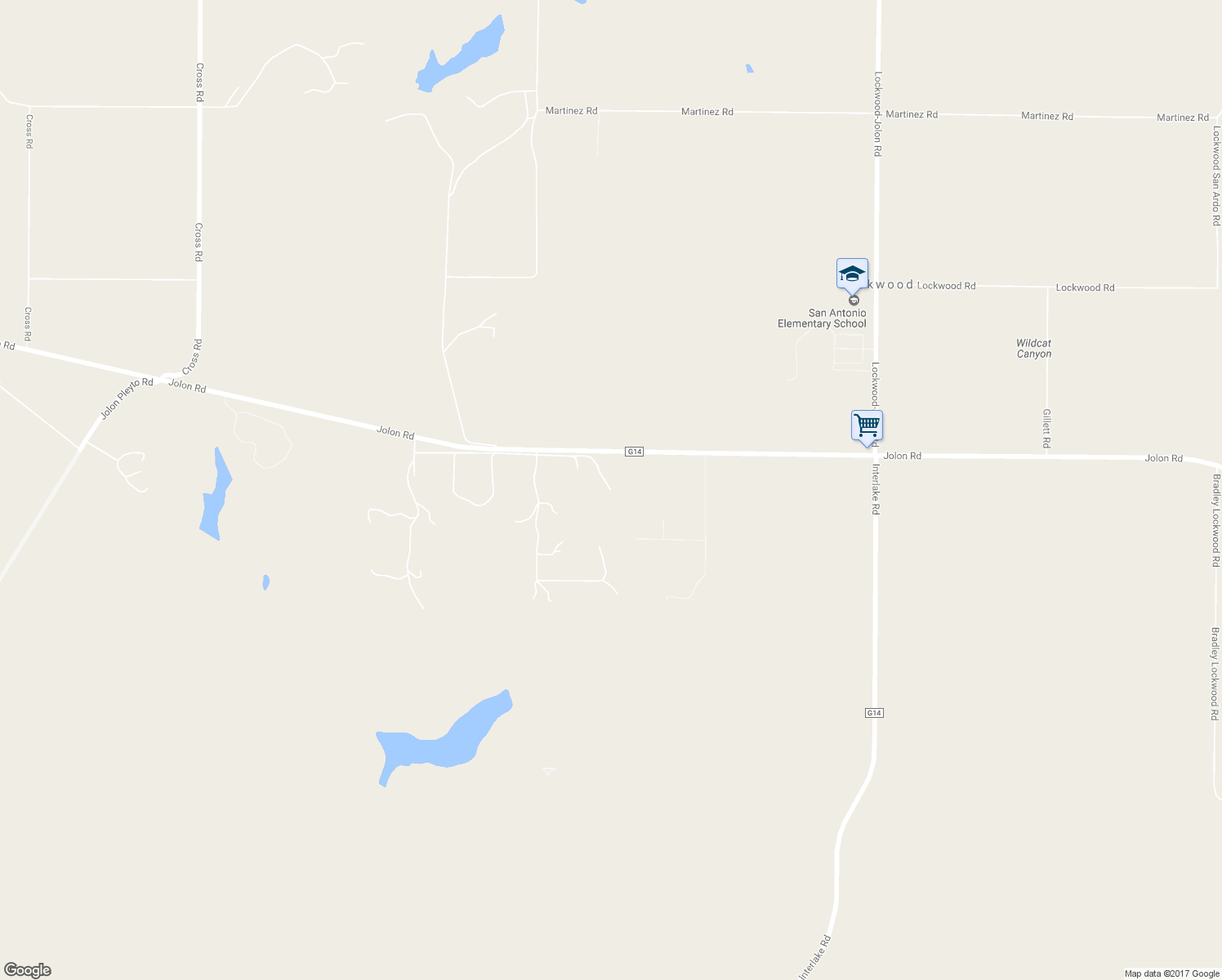 map of restaurants, bars, coffee shops, grocery stores, and more near 68285 Dafino Lane in Lockwood