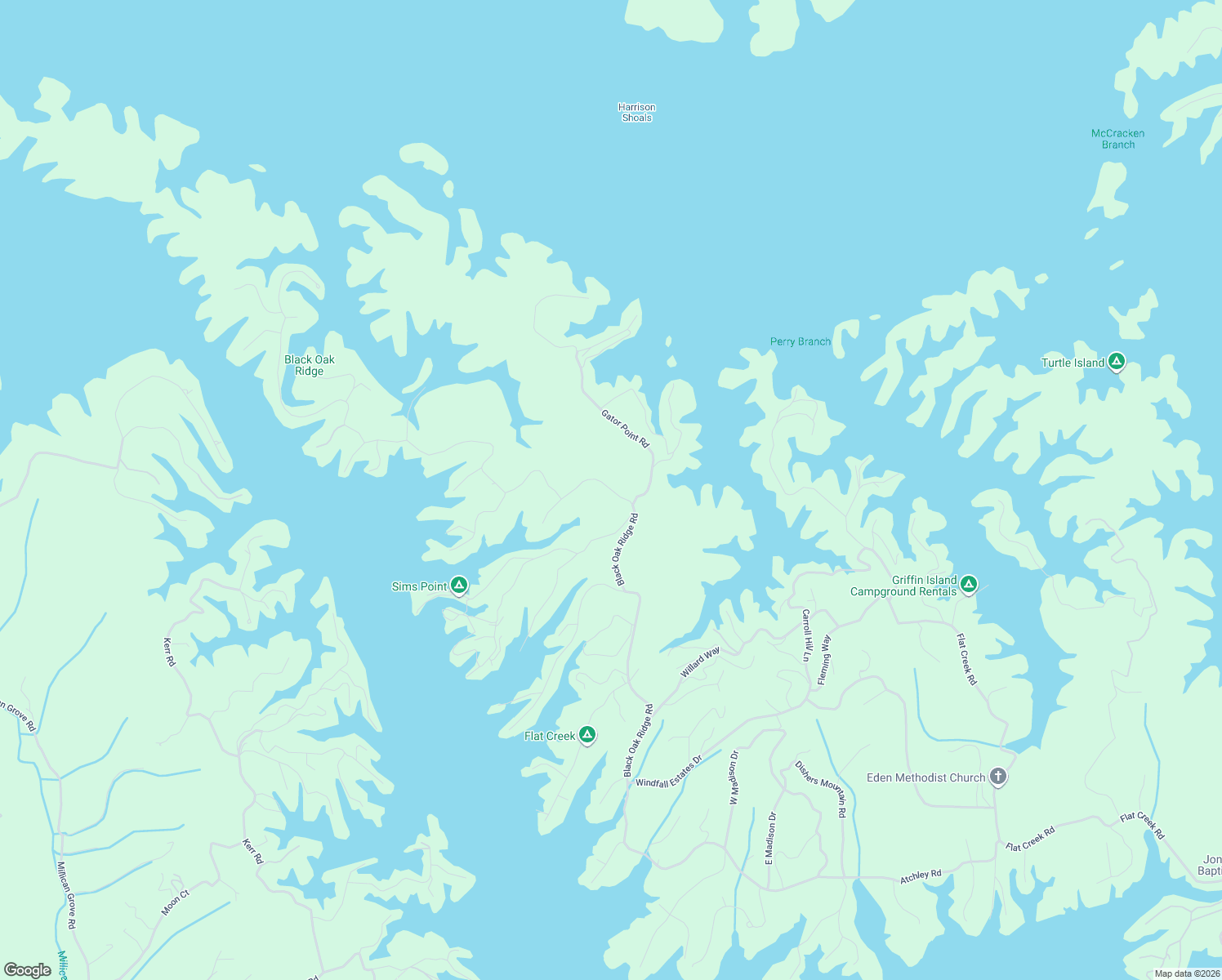map of restaurants, bars, coffee shops, grocery stores, and more near 1073 Pleasure Road in Sevierville
