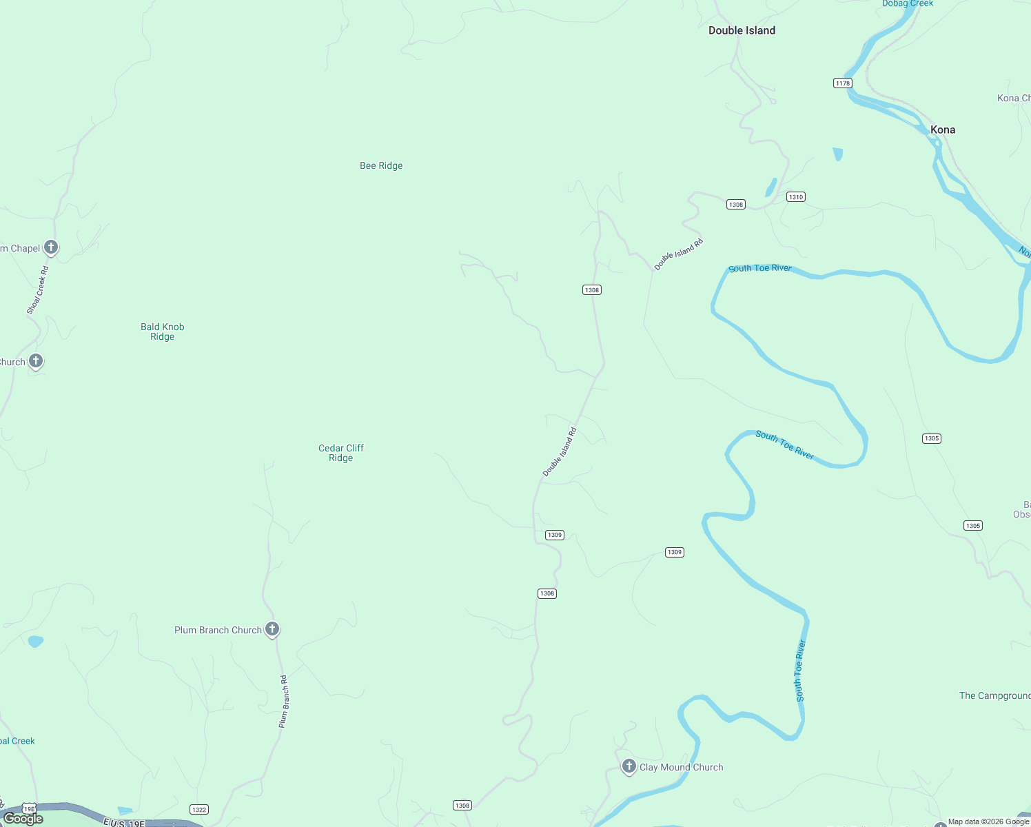 map of restaurants, bars, coffee shops, grocery stores, and more near 2521 Double Island Road in Green Mountain