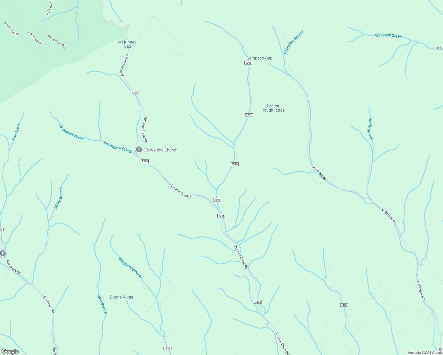 map of restaurants, bars, coffee shops, grocery stores, and more near 218 Simms Fork Road in Burnsville