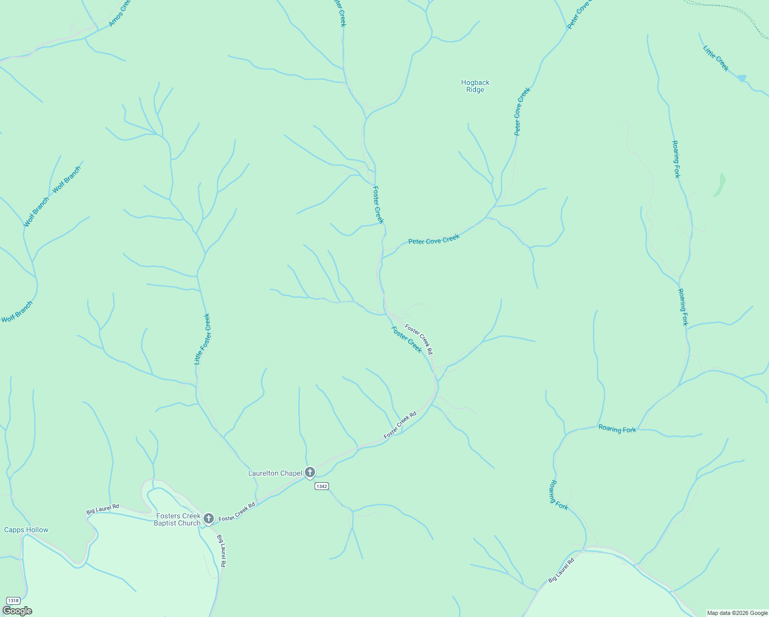 map of restaurants, bars, coffee shops, grocery stores, and more near 1695 Foster Creek Road in Marshall