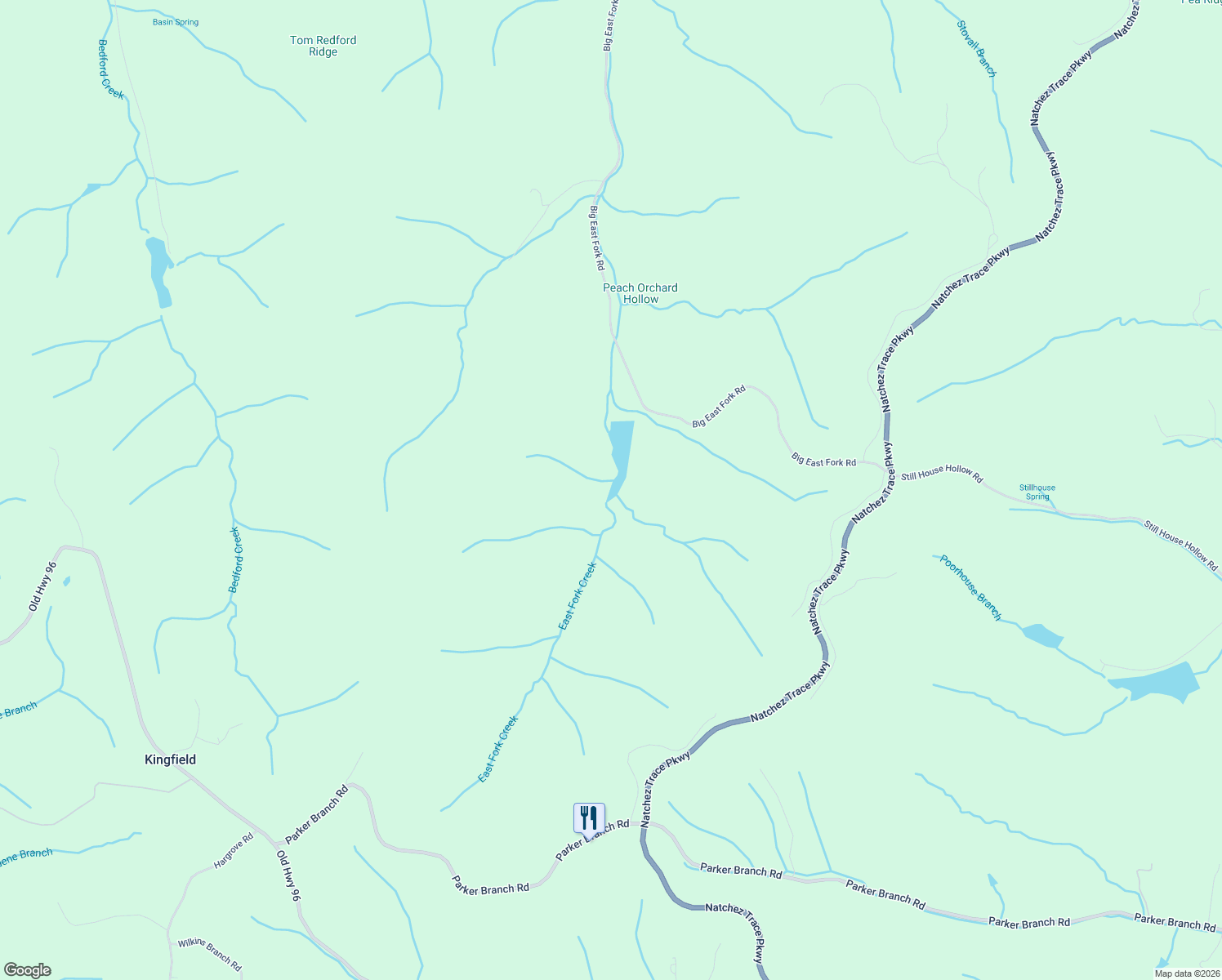 map of restaurants, bars, coffee shops, grocery stores, and more near 5375 Big East Fork Road in Franklin