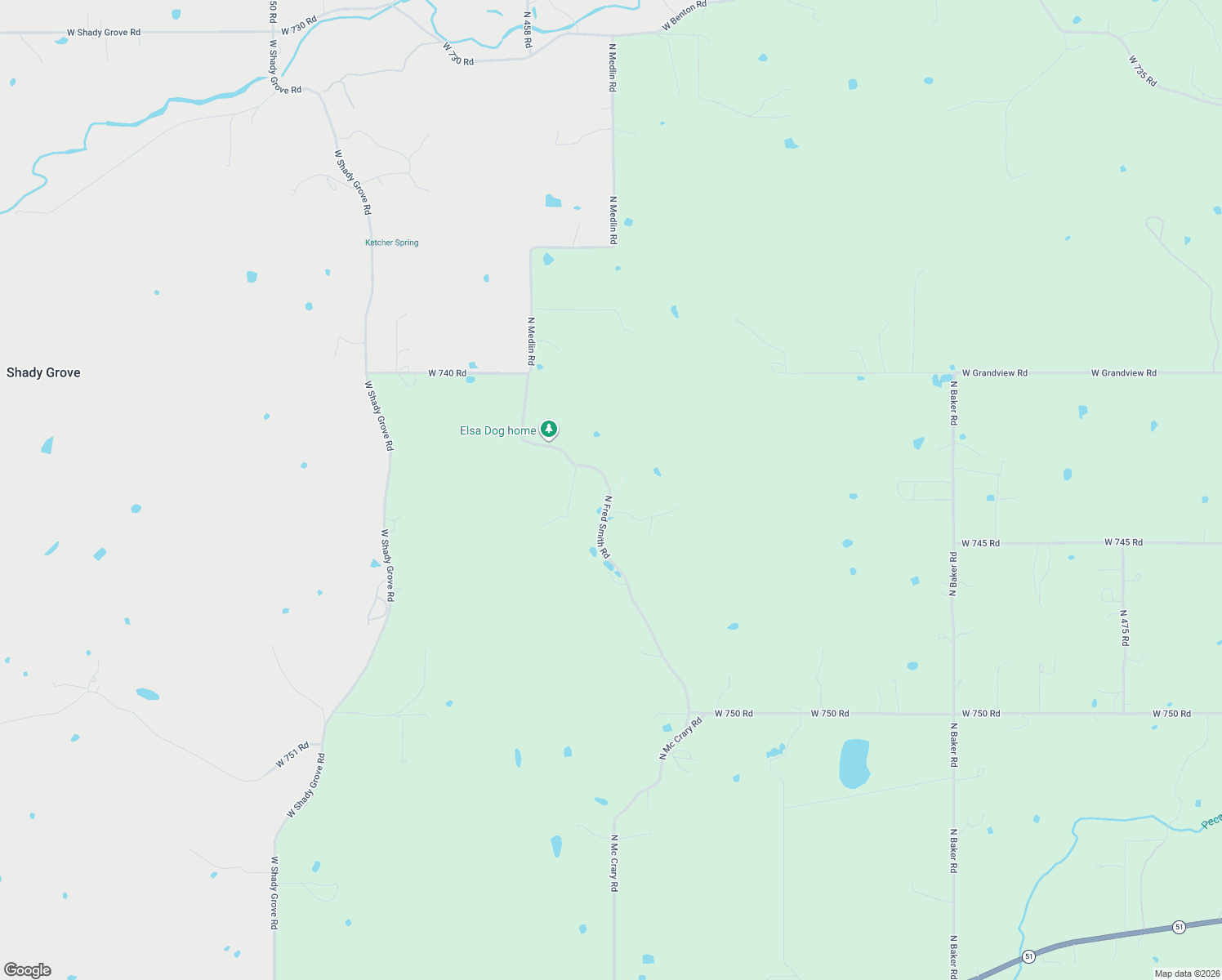 map of restaurants, bars, coffee shops, grocery stores, and more near 16396 North Fred Smith Road in Tahlequah