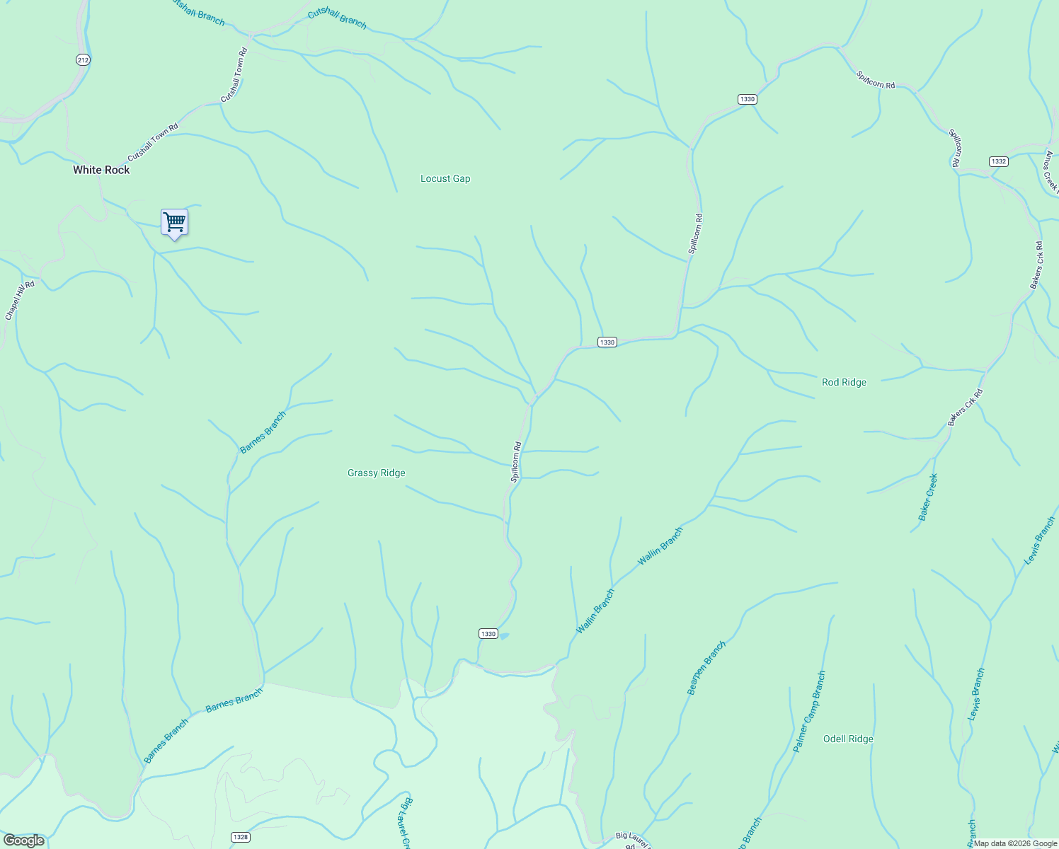 map of restaurants, bars, coffee shops, grocery stores, and more near 902 Spillcorn Road in Marshall