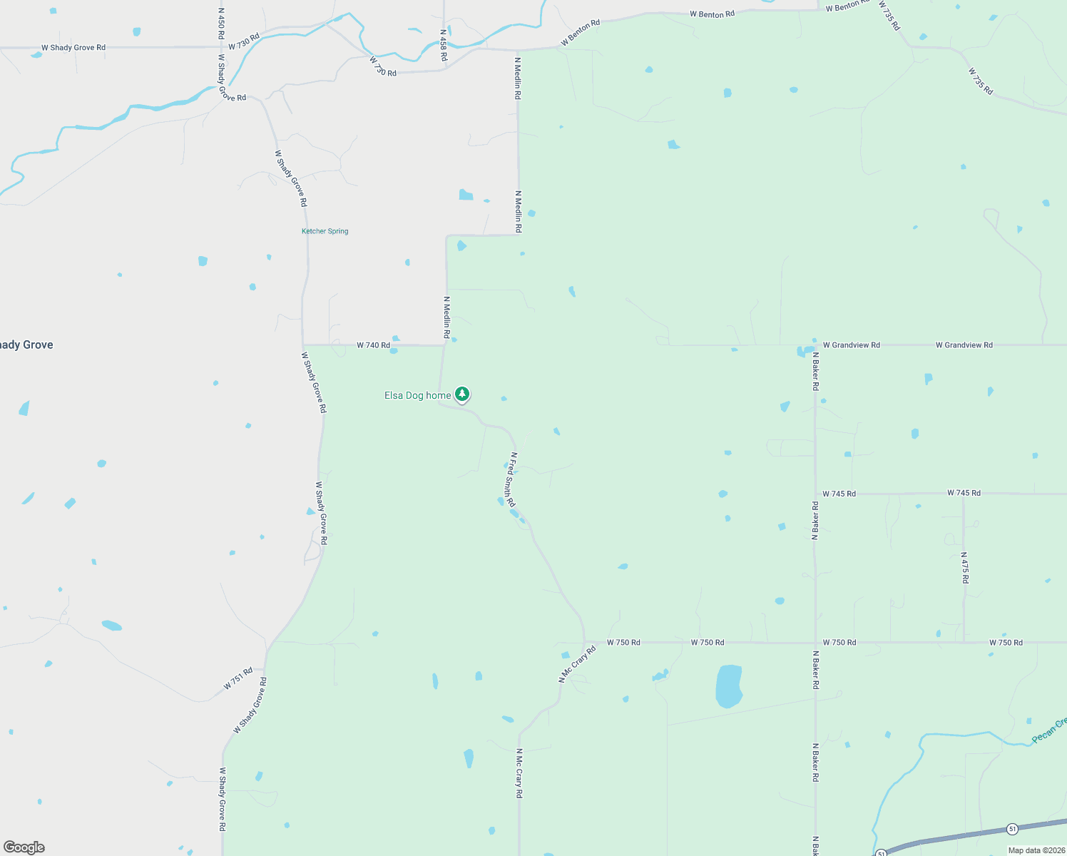 map of restaurants, bars, coffee shops, grocery stores, and more near 16396 North Fred Smith Road in Tahlequah