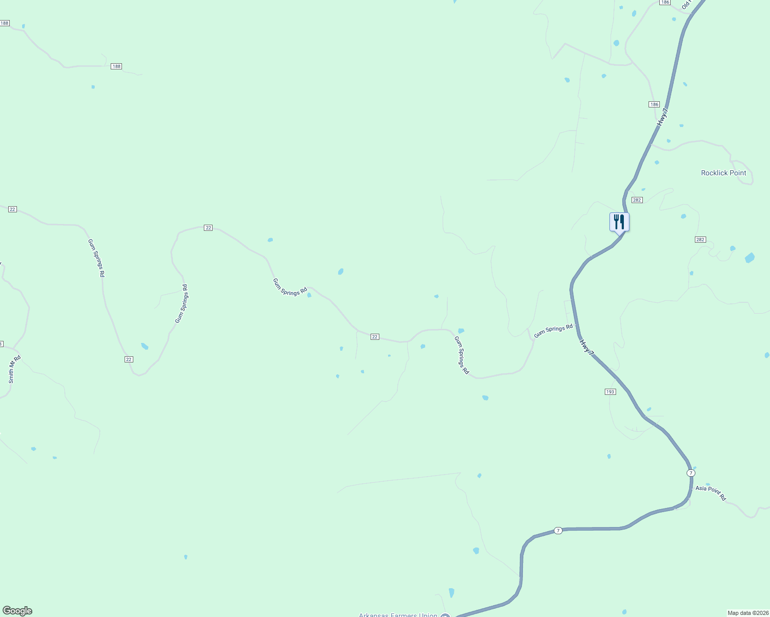 map of restaurants, bars, coffee shops, grocery stores, and more near in Jasper