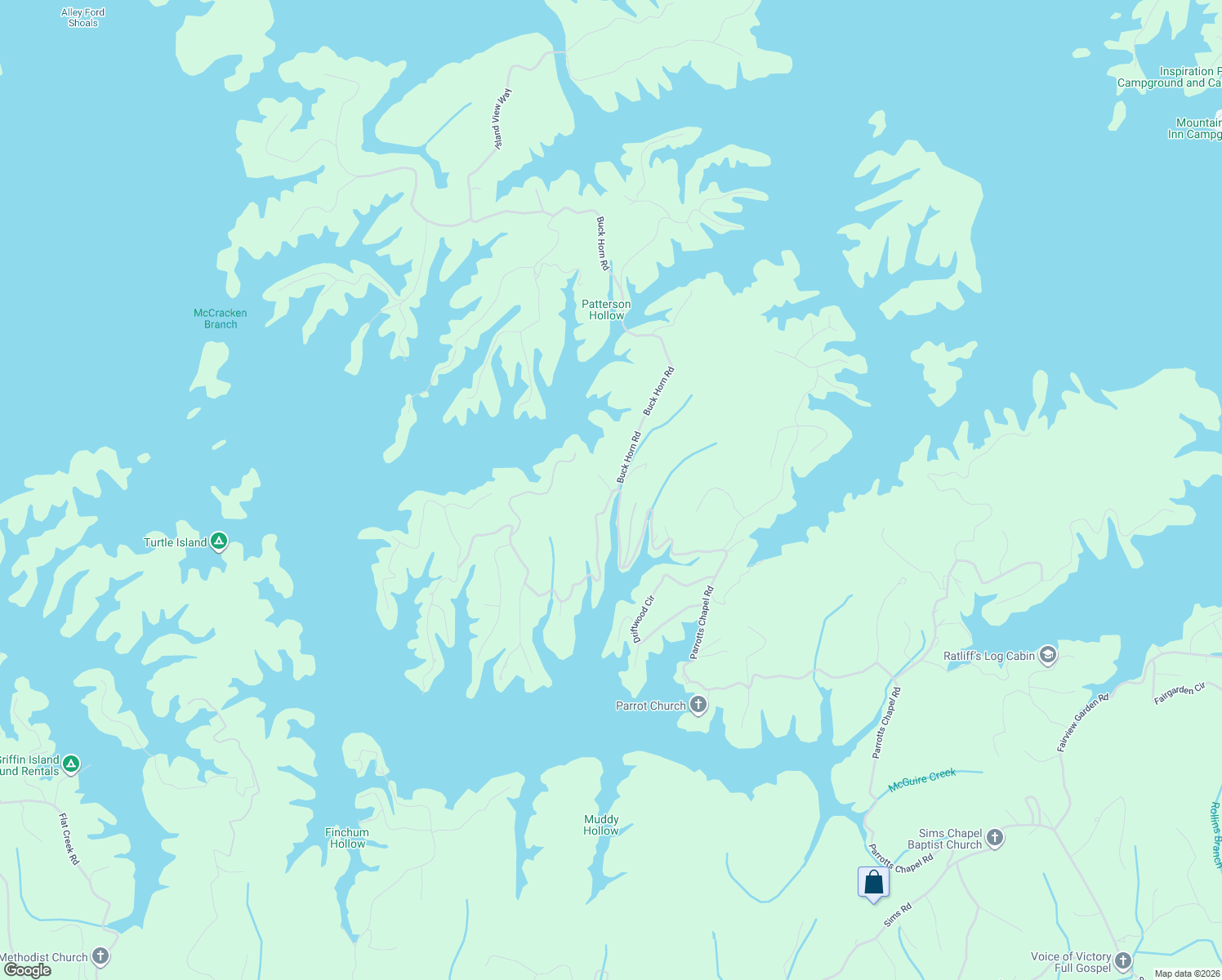 map of restaurants, bars, coffee shops, grocery stores, and more near 1537-1719 Parrotts Chapel Road in Sevierville