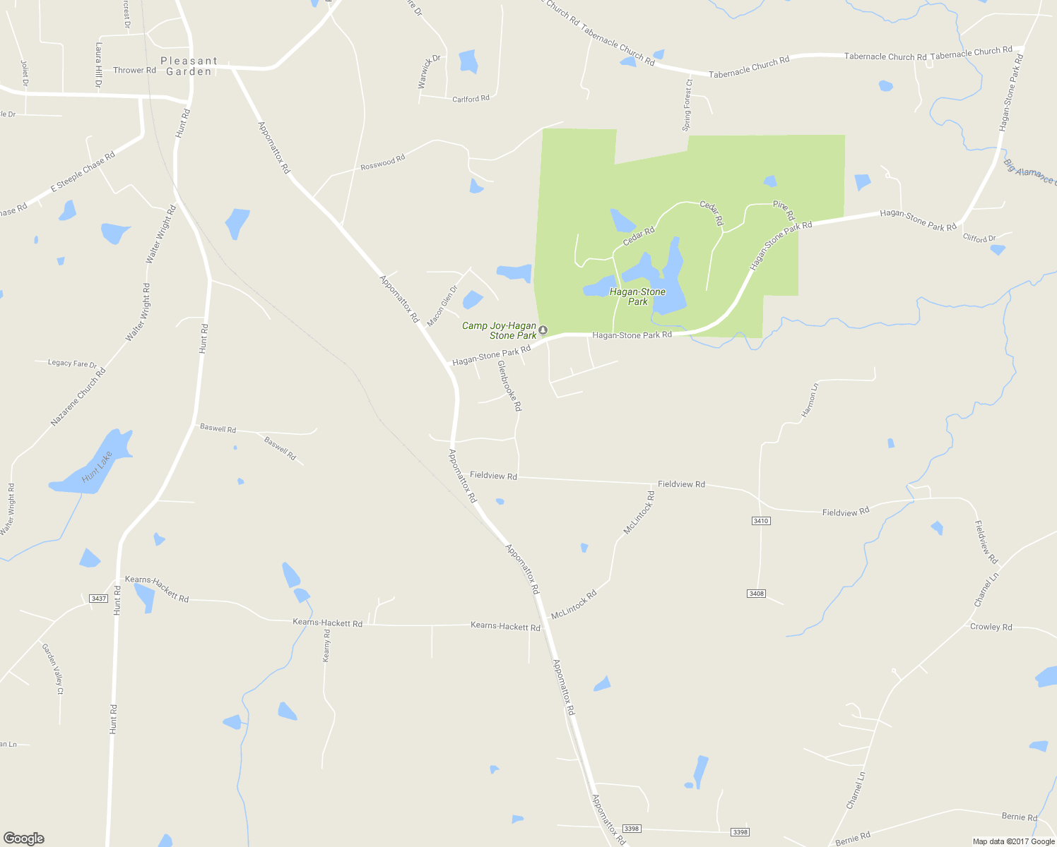 map of restaurants, bars, coffee shops, grocery stores, and more near 6505 Glenbrooke Road in Pleasant Garden