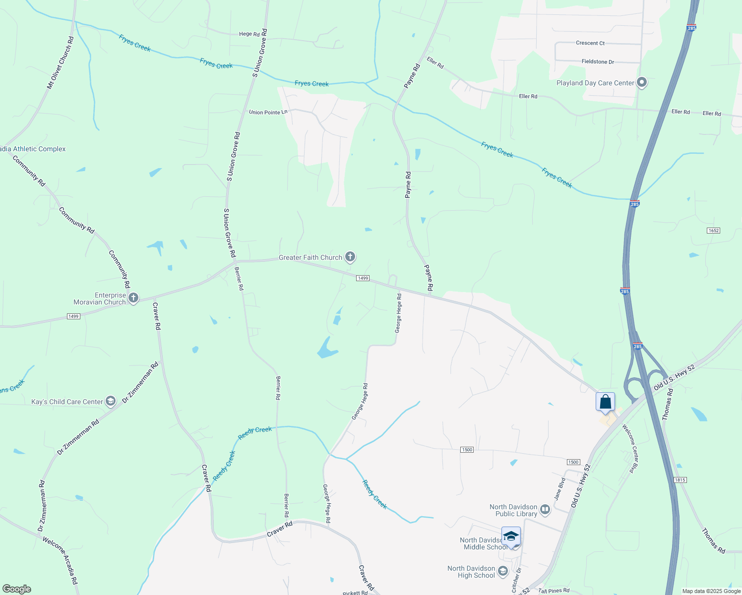 map of restaurants, bars, coffee shops, grocery stores, and more near 176 Mallard Drive in Lexington