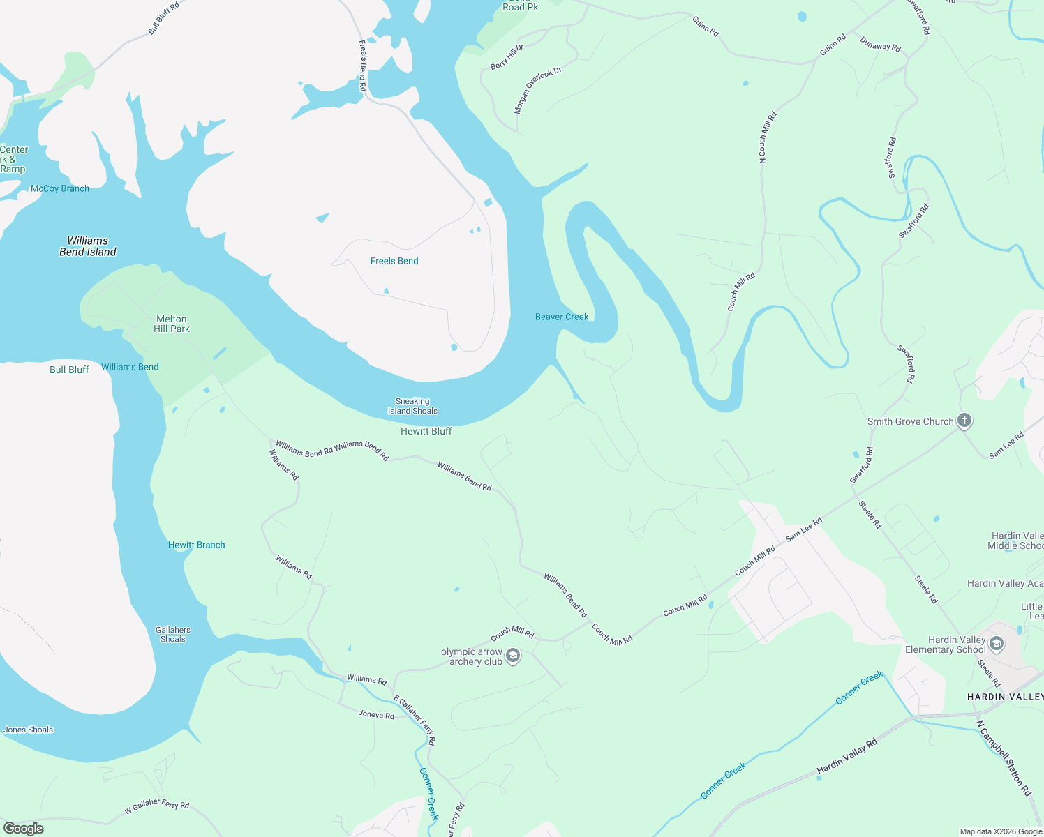 map of restaurants, bars, coffee shops, grocery stores, and more near 11726 Providence Ridge Way in Knoxville