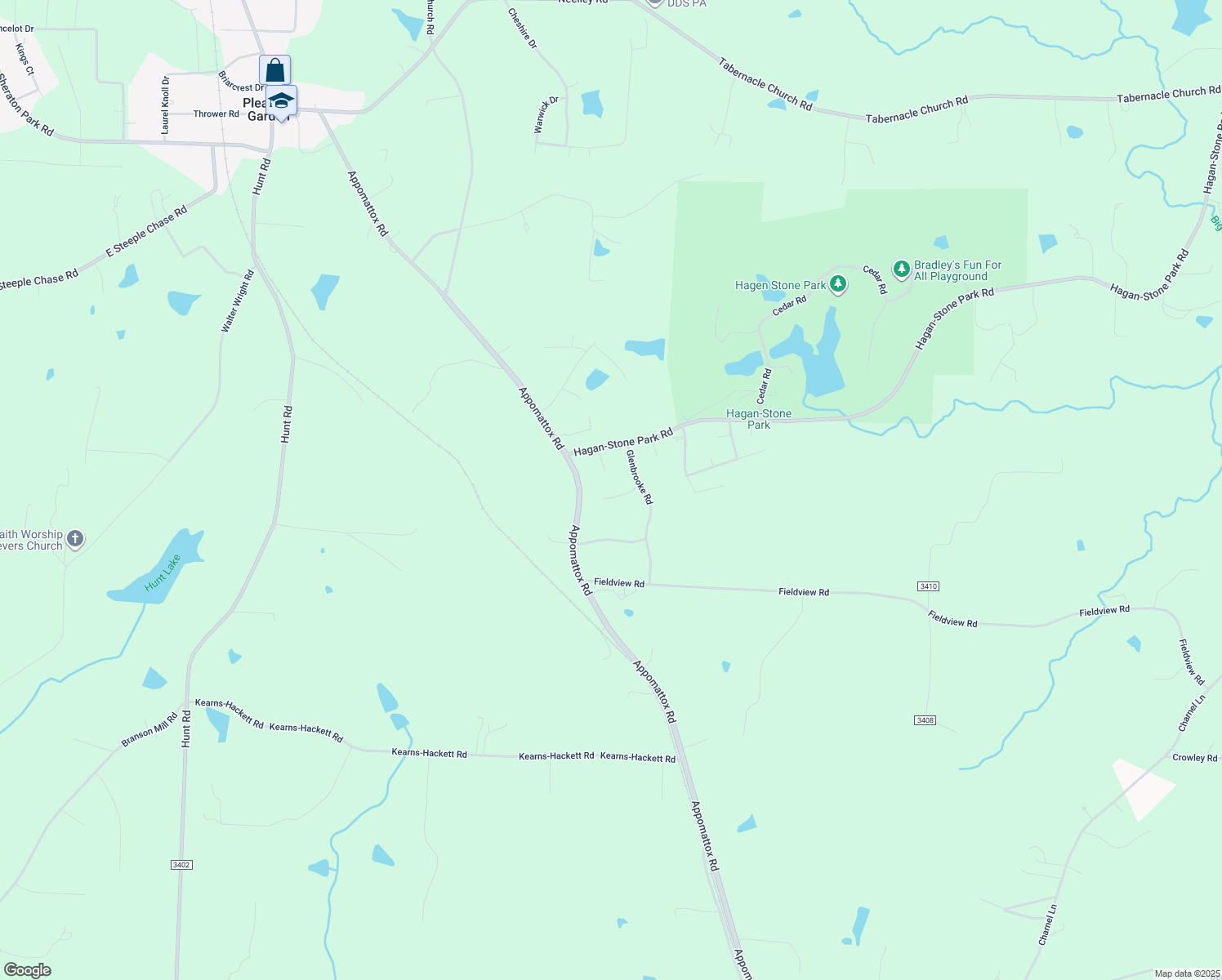 map of restaurants, bars, coffee shops, grocery stores, and more near 2203 Wilson Mills Court in Pleasant Garden