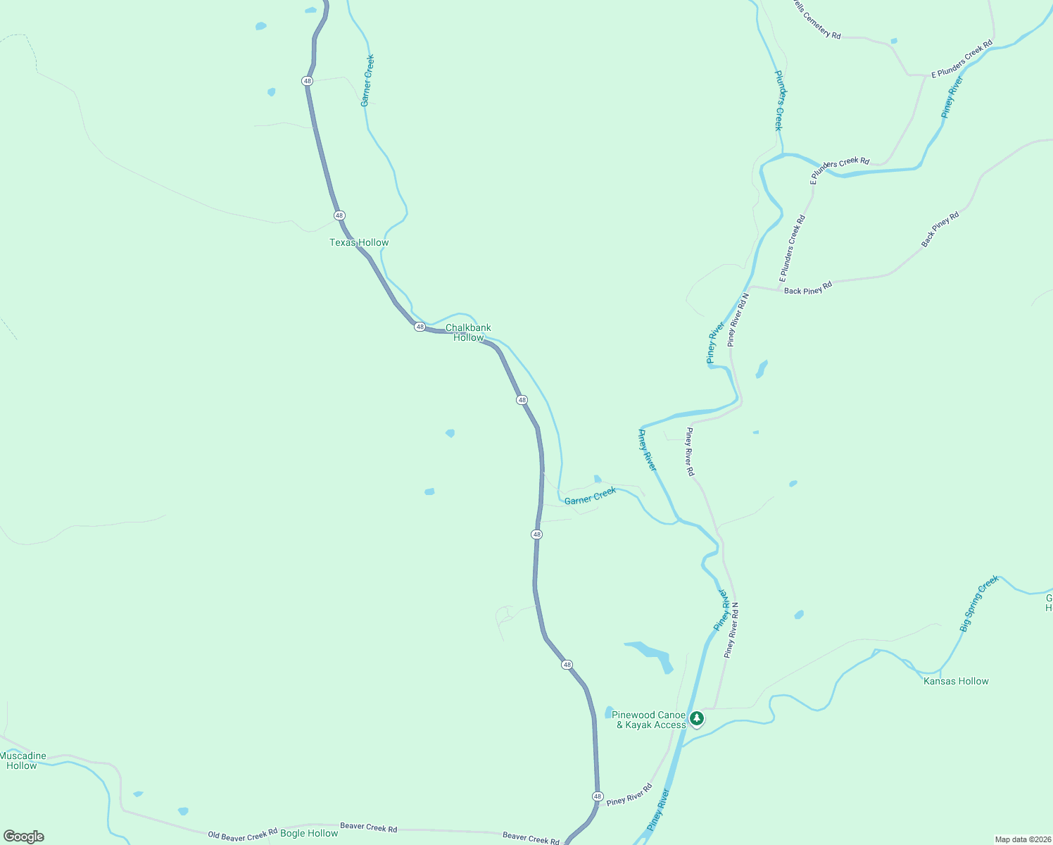 map of restaurants, bars, coffee shops, grocery stores, and more near 5825 State Highway 48 in Dickson