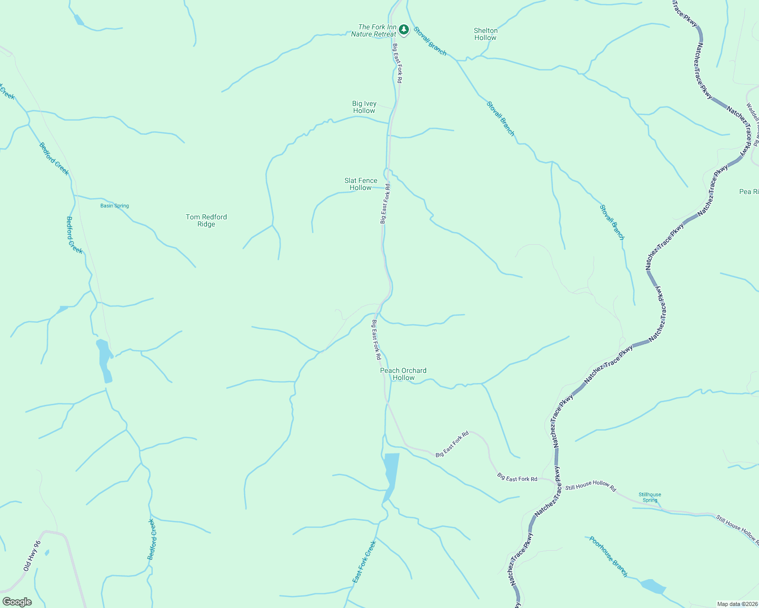 map of restaurants, bars, coffee shops, grocery stores, and more near 5425 Big East Fork Road in Franklin
