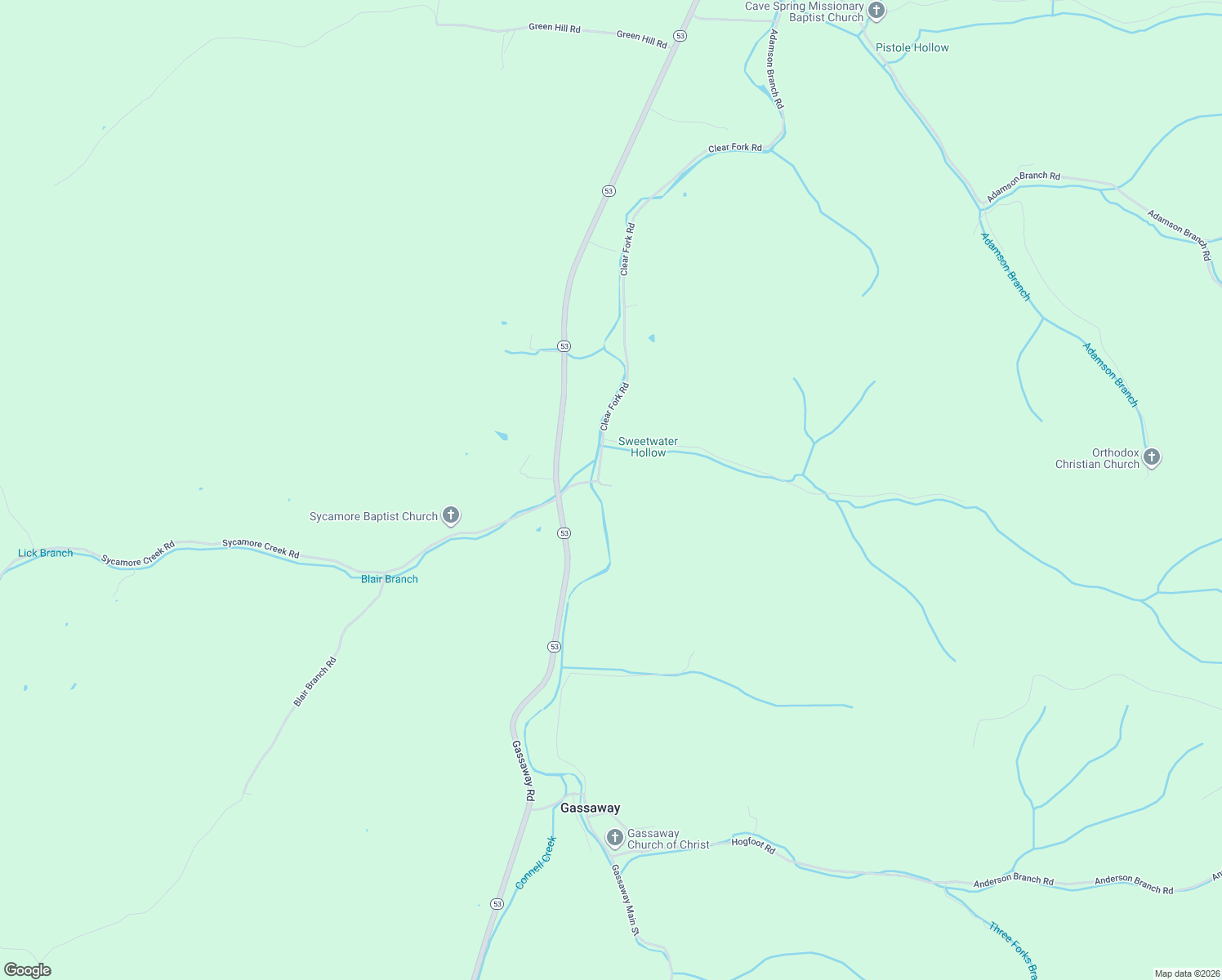 map of restaurants, bars, coffee shops, grocery stores, and more near 234 Sweetwater Road in Liberty