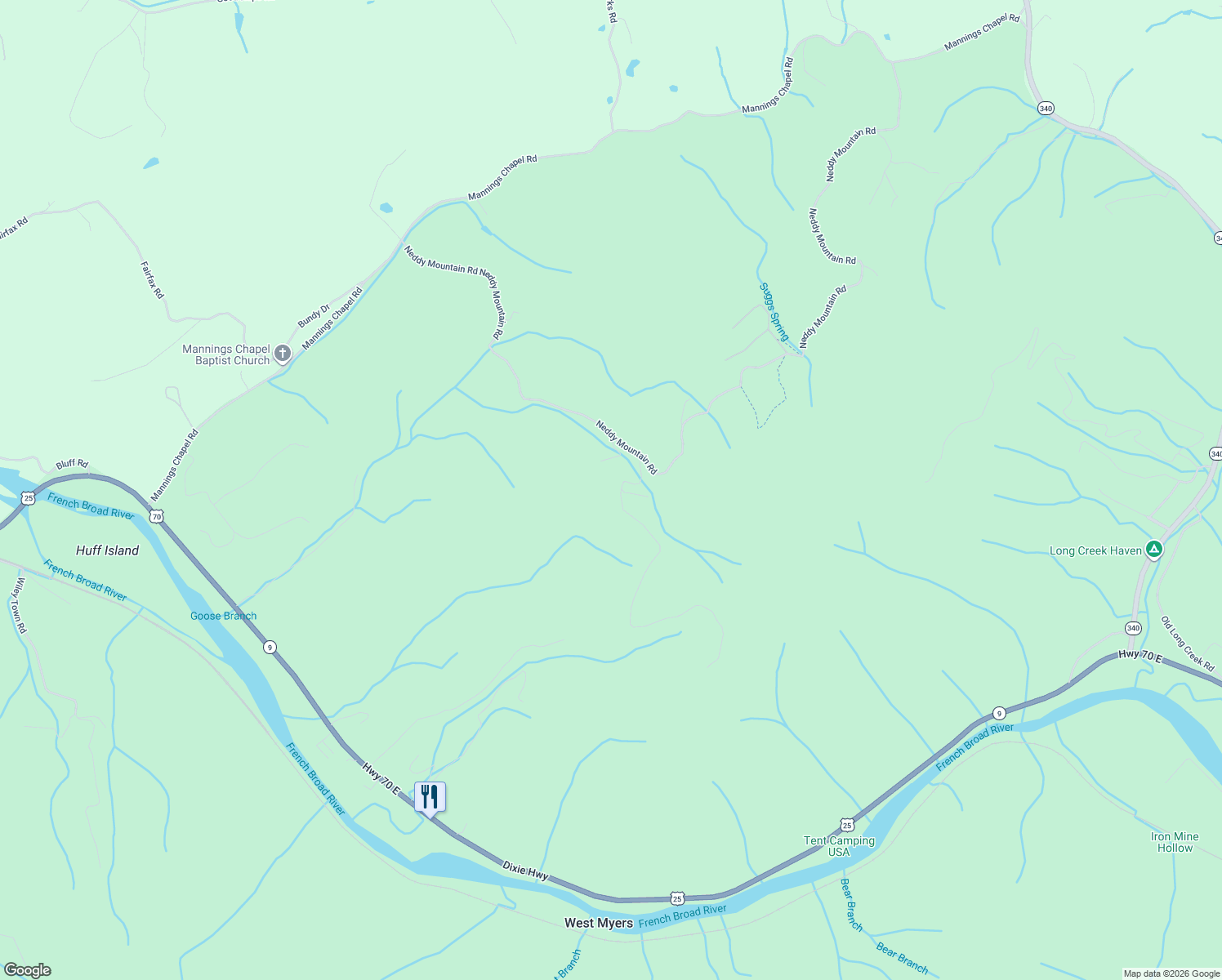 map of restaurants, bars, coffee shops, grocery stores, and more near 1391 Neddy Mountain Rd in Del Rio