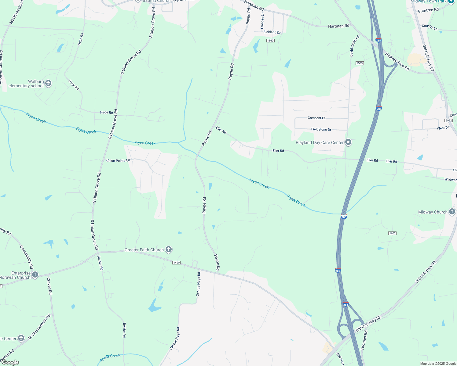 map of restaurants, bars, coffee shops, grocery stores, and more near Grove Park Lane in Davidson County
