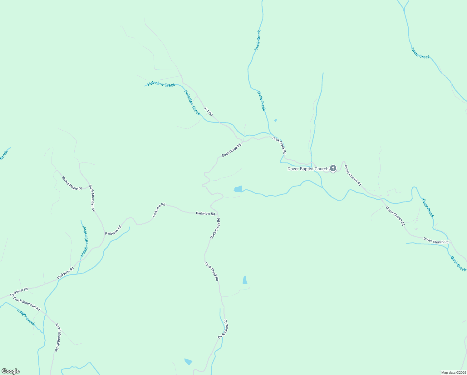 map of restaurants, bars, coffee shops, grocery stores, and more near 6500 Duck Creek Rd in Lenoir