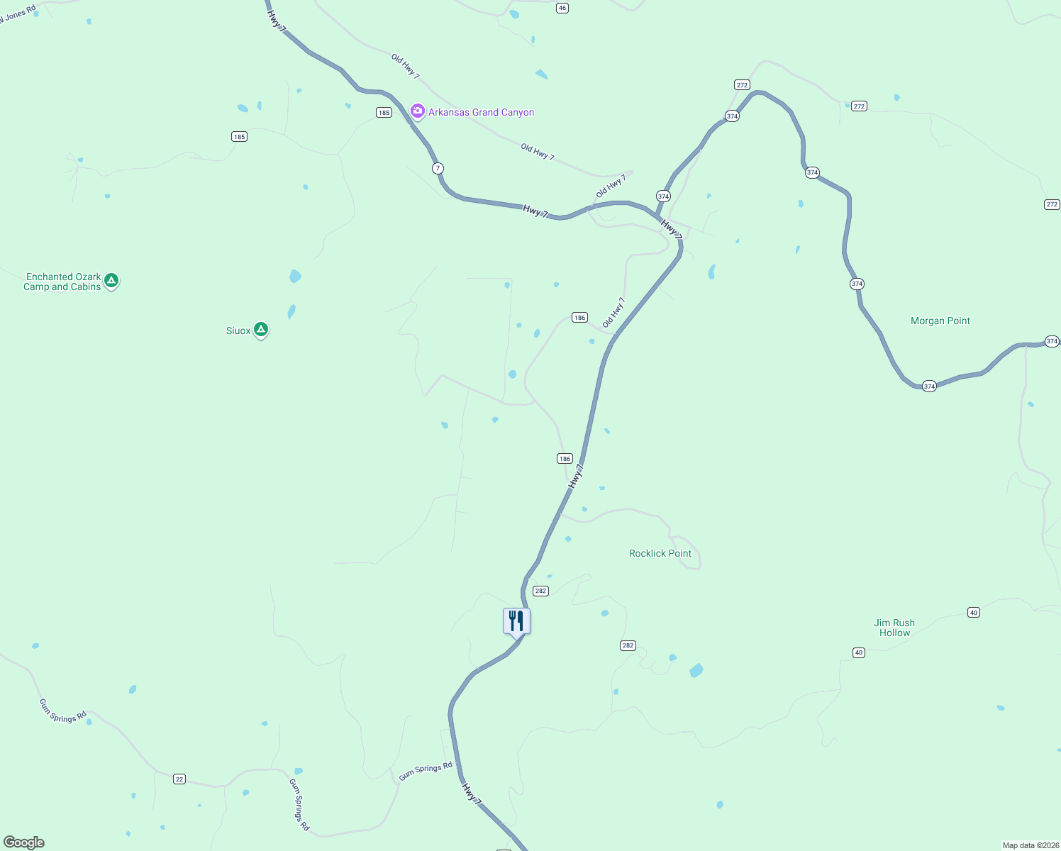 map of restaurants, bars, coffee shops, grocery stores, and more near in Jasper