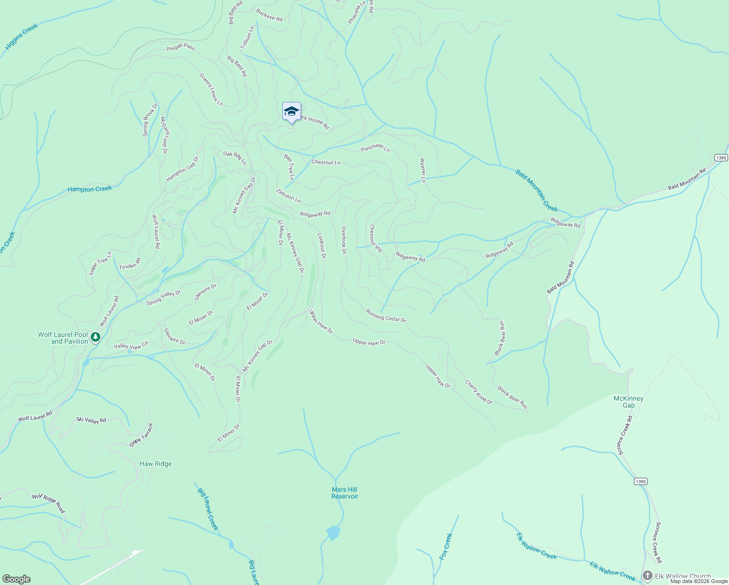 map of restaurants, bars, coffee shops, grocery stores, and more near 781 Goldenleaf Road in Mars Hill