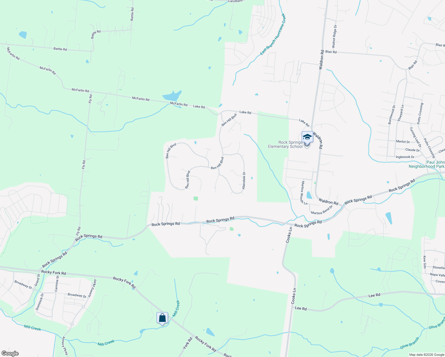 map of restaurants, bars, coffee shops, grocery stores, and more near 1811 Turner Drive in Nolensville