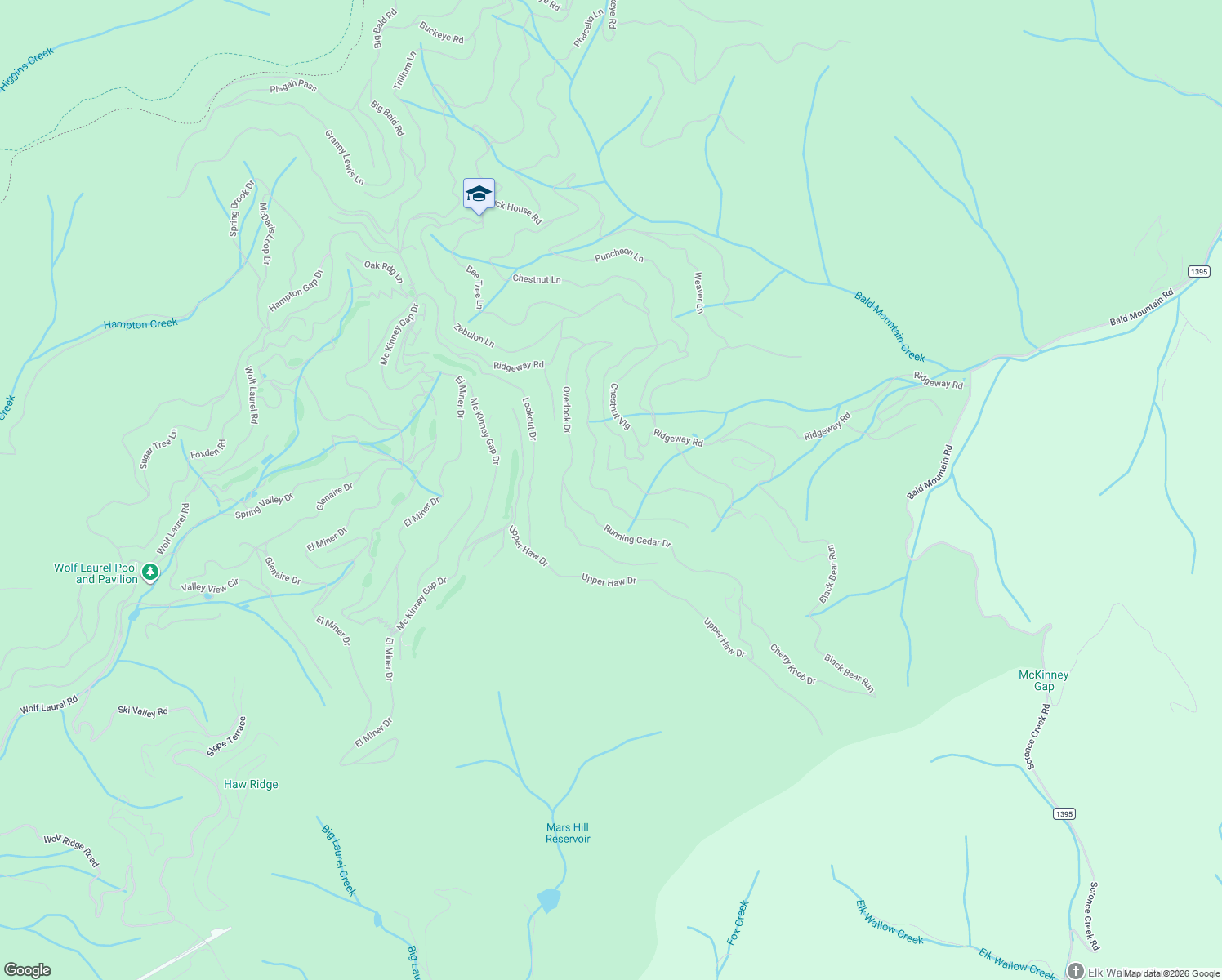 map of restaurants, bars, coffee shops, grocery stores, and more near 781 Goldenleaf Road in Mars Hill