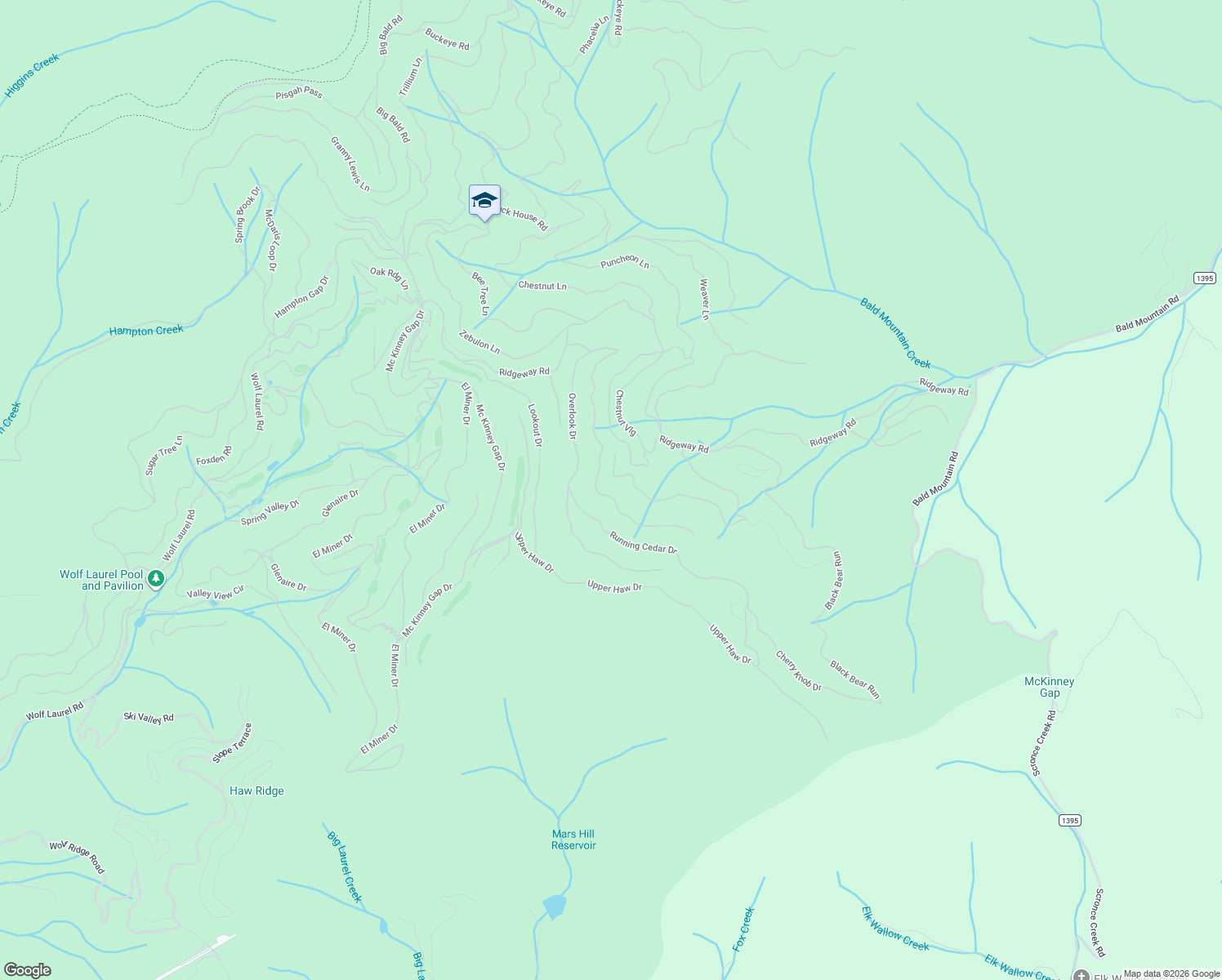 map of restaurants, bars, coffee shops, grocery stores, and more near 781 Goldenleaf Road in Mars Hill