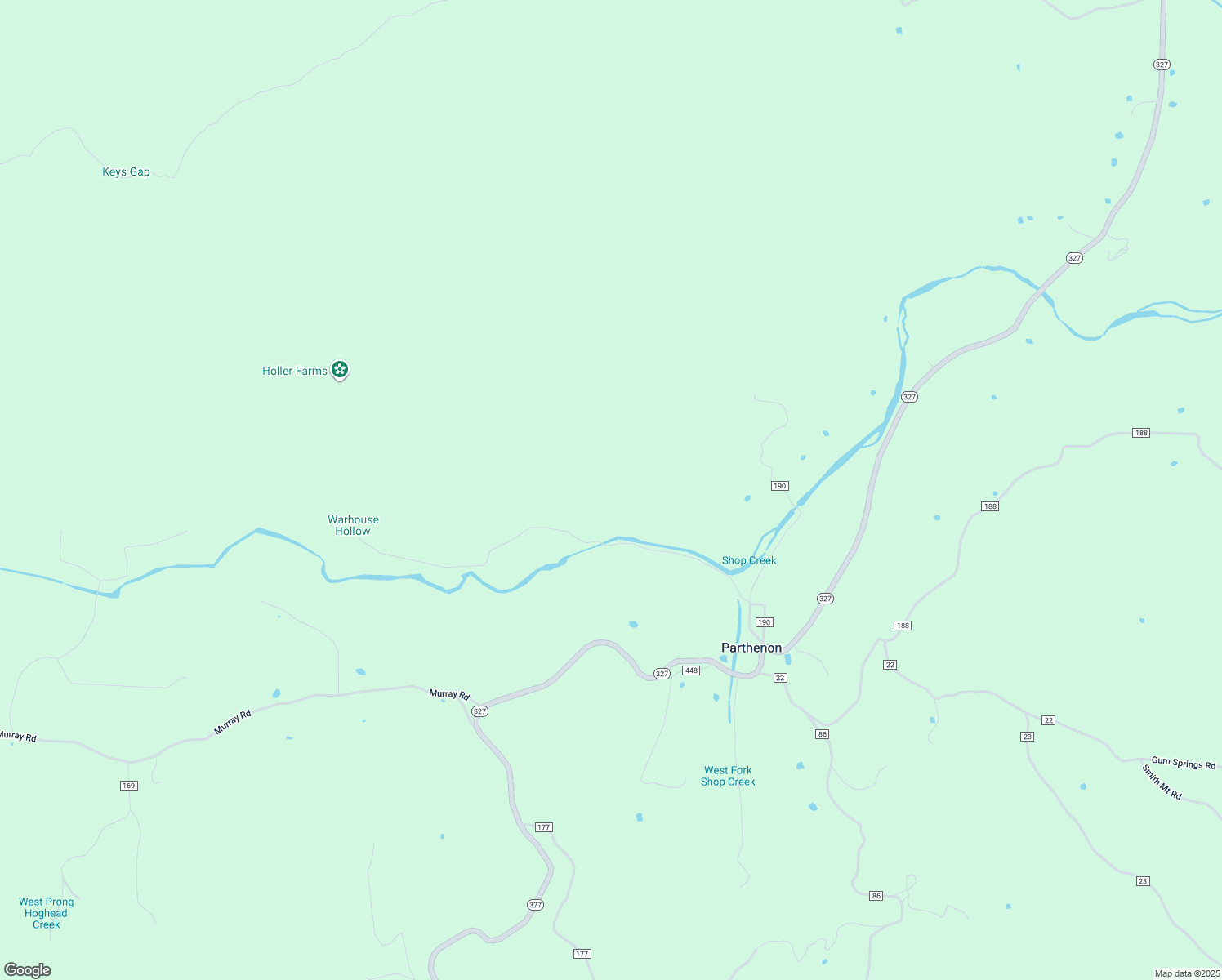 map of restaurants, bars, coffee shops, grocery stores, and more near County Road 190 in Jasper