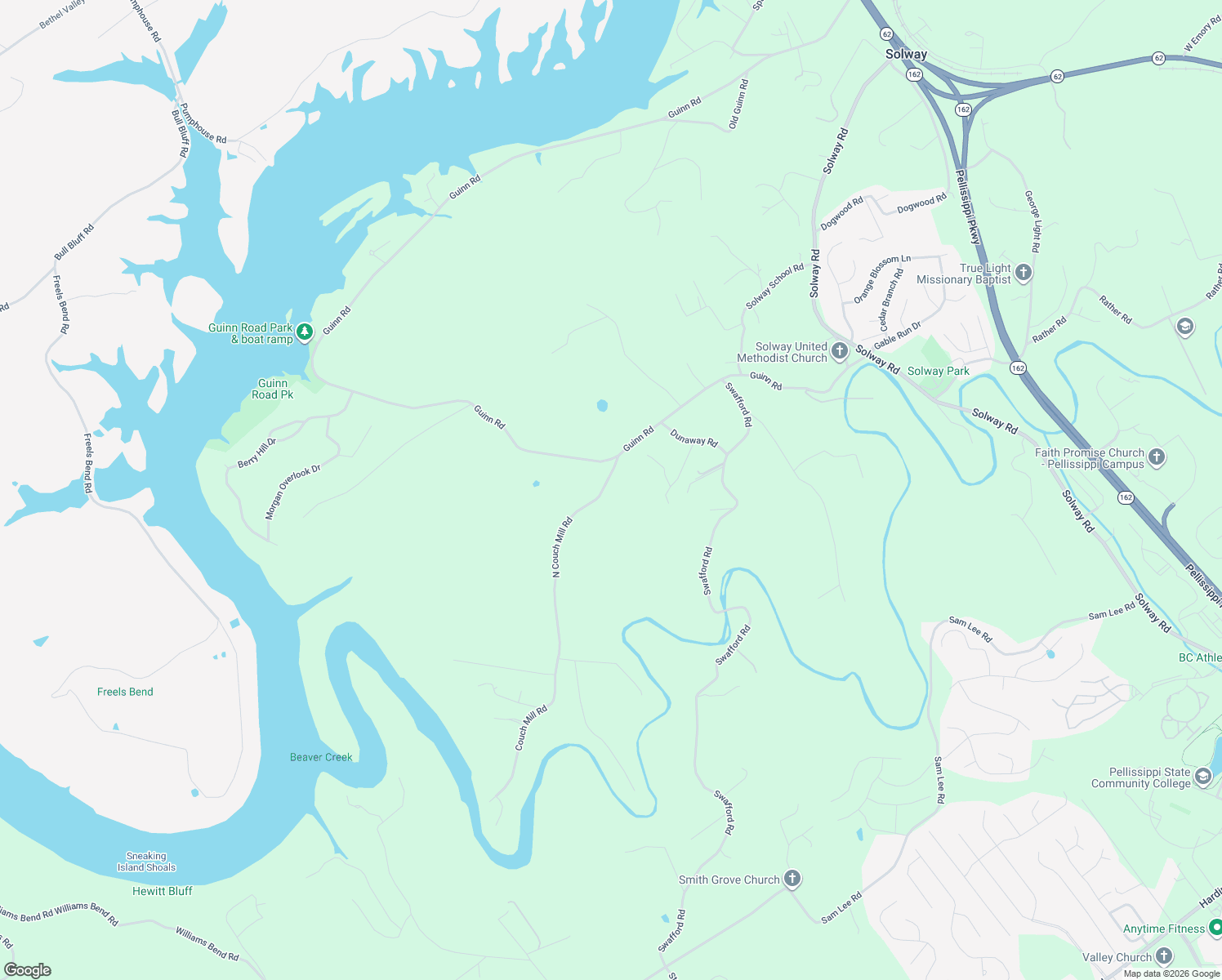 map of restaurants, bars, coffee shops, grocery stores, and more near 11212 North Couch Mill Road in Knoxville