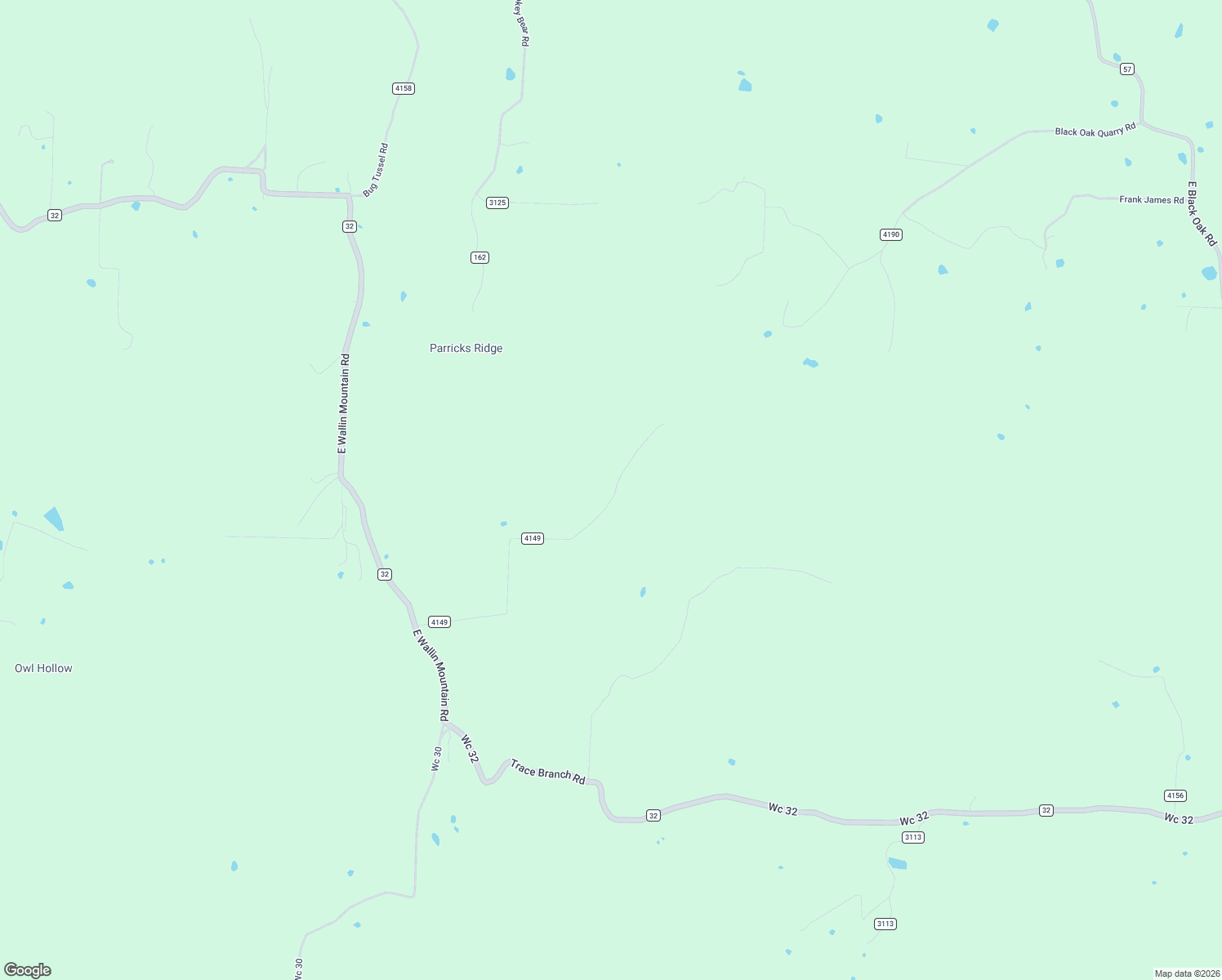 map of restaurants, bars, coffee shops, grocery stores, and more near 14800 Slaty Gap Road in West Fork