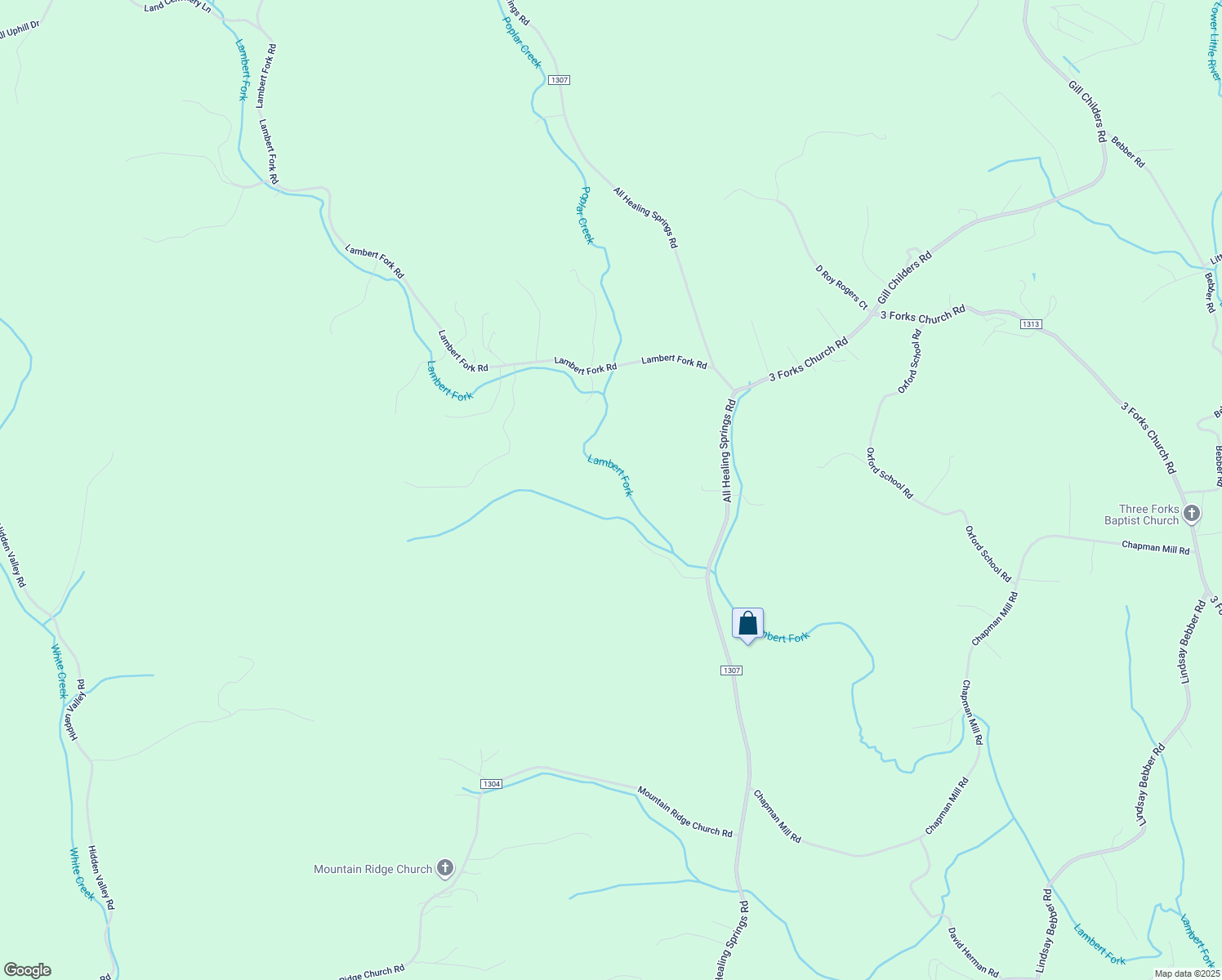 map of restaurants, bars, coffee shops, grocery stores, and more near 3 3 Forks Church Road in Township of Taylorsville