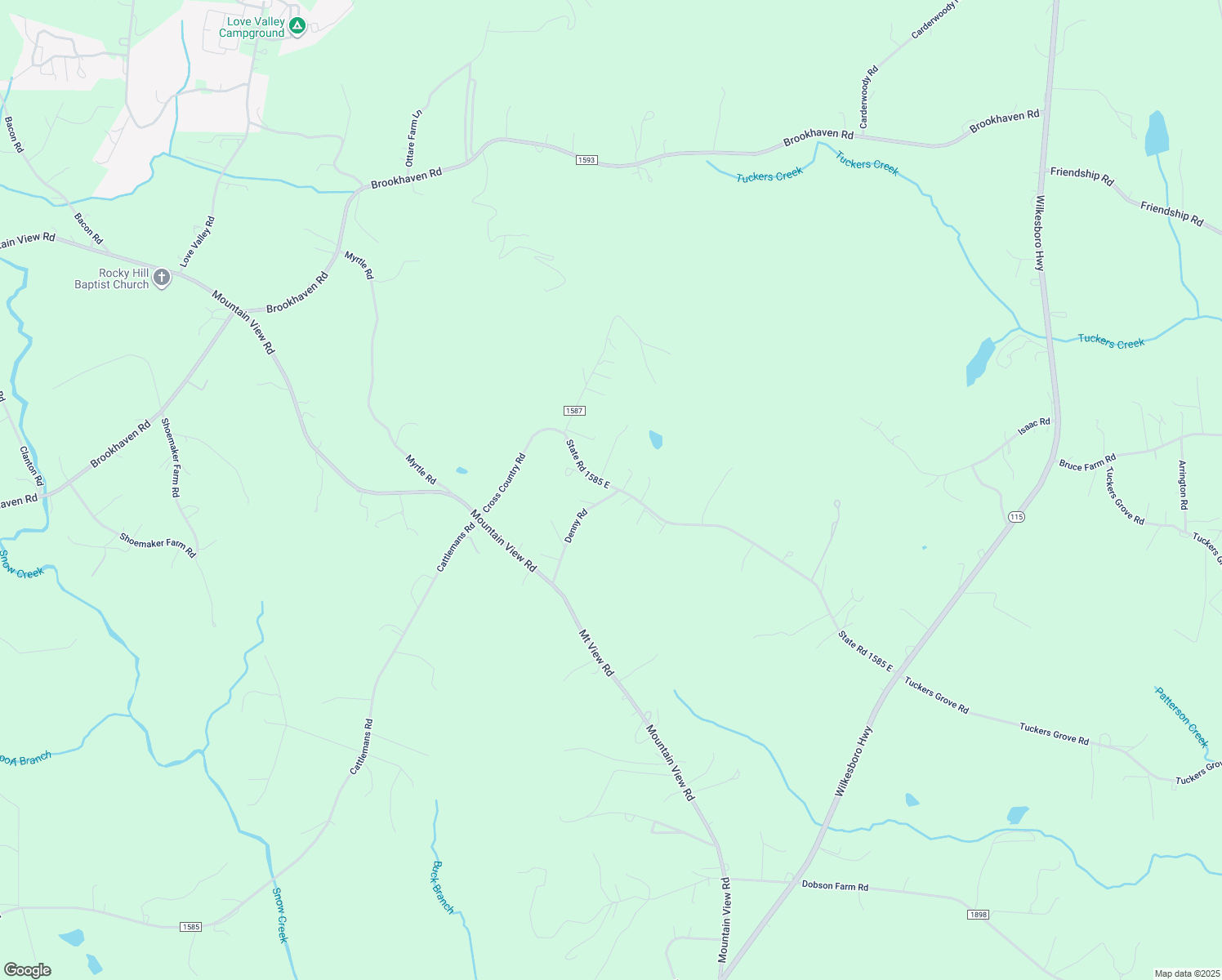 map of restaurants, bars, coffee shops, grocery stores, and more near 347 Cross Country Road in Statesville