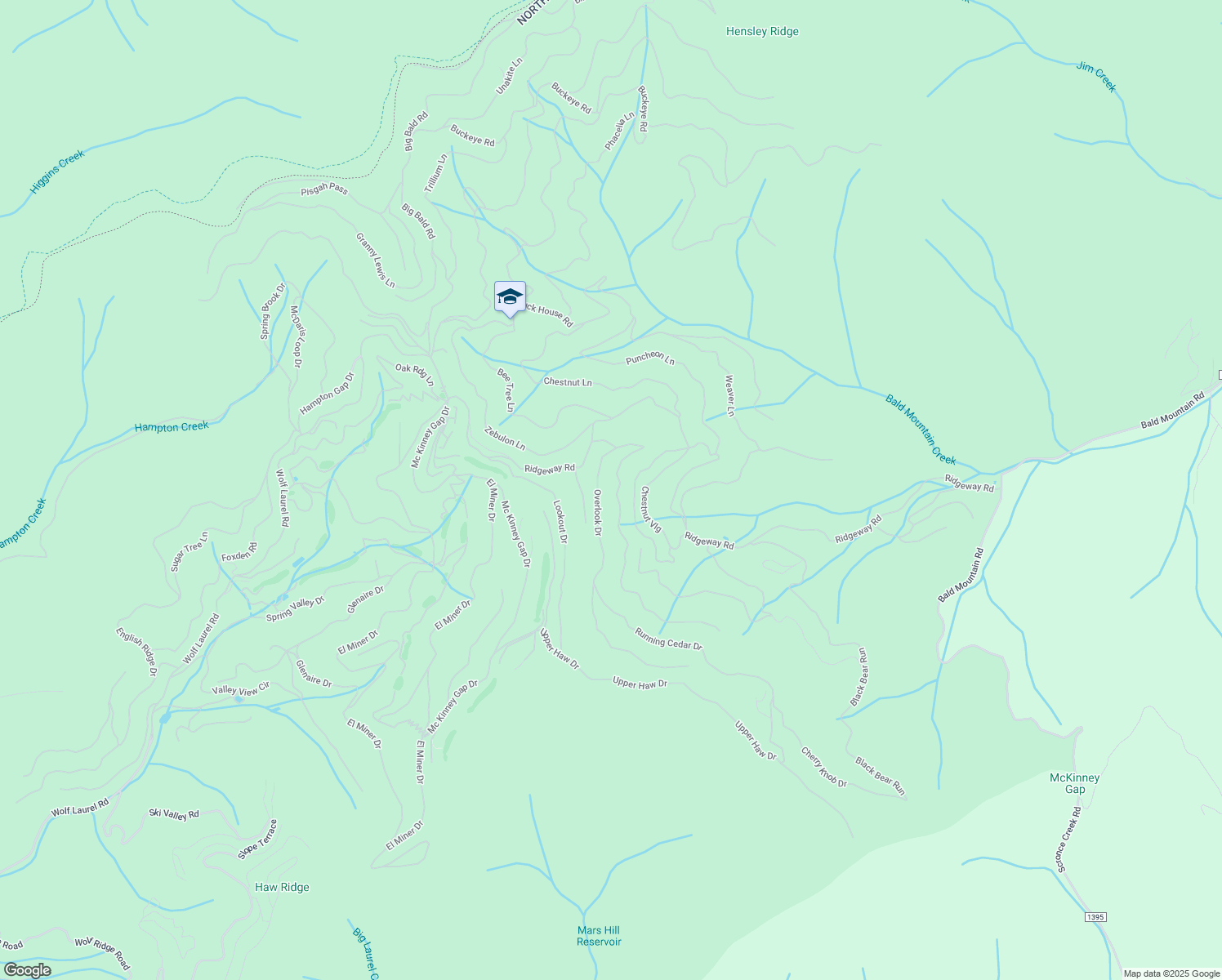 map of restaurants, bars, coffee shops, grocery stores, and more near 322 Goldenleaf Road in Mars Hill