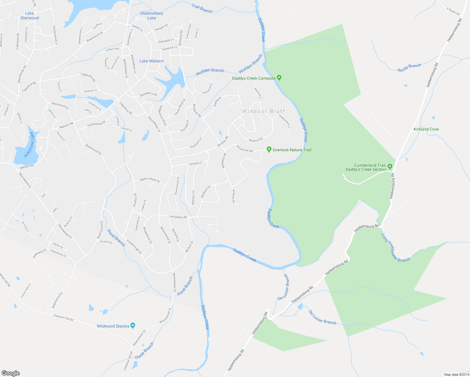 map of restaurants, bars, coffee shops, grocery stores, and more near 100 Quinby Lane in Crossville
