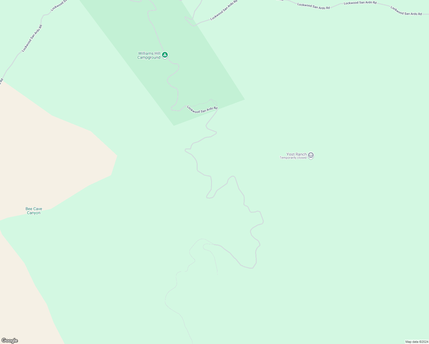 map of restaurants, bars, coffee shops, grocery stores, and more near Lockwood San Ardo Road in Lockwood
