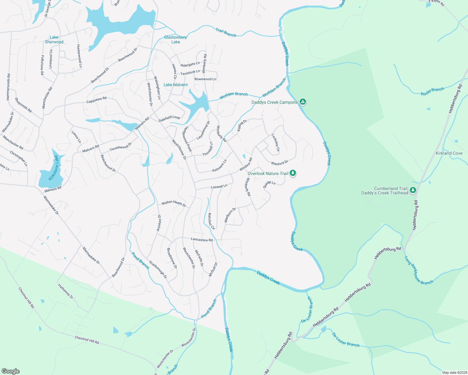 map of restaurants, bars, coffee shops, grocery stores, and more near 13 Dovecote Terrace in Crossville