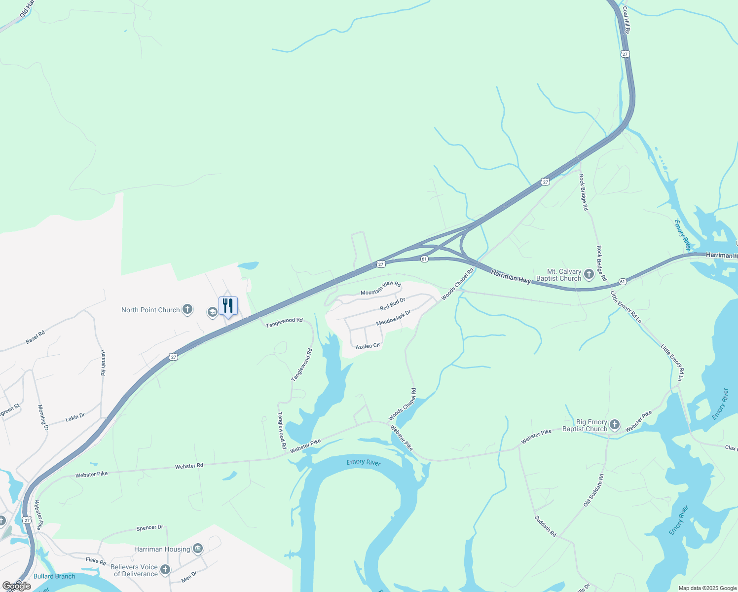 141 Mountainview Road, Harriman TN Walk Score