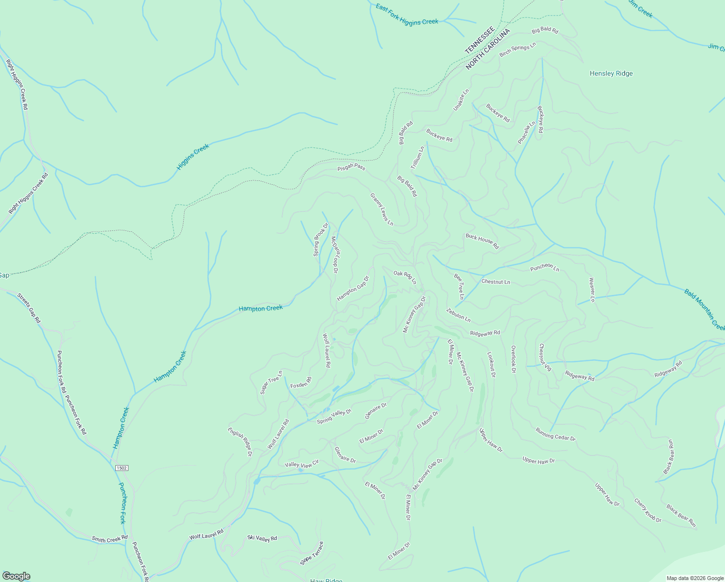 map of restaurants, bars, coffee shops, grocery stores, and more near 242 Hampton Gap Drive in Mars Hill
