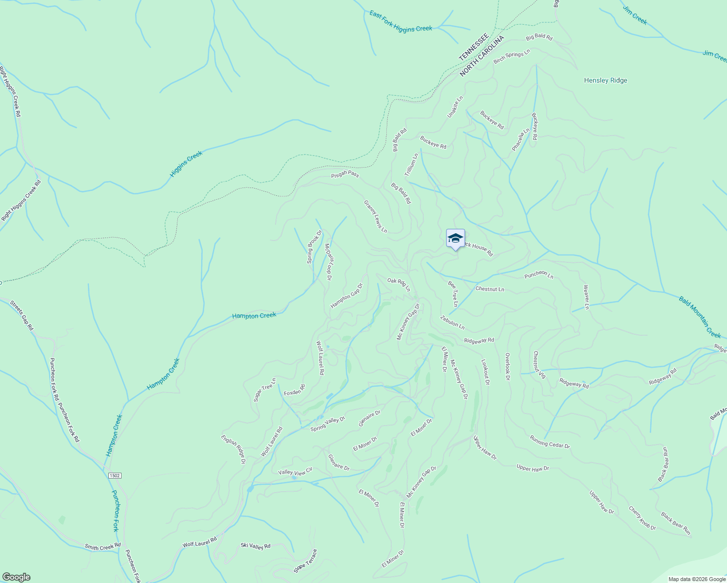 map of restaurants, bars, coffee shops, grocery stores, and more near 242 Hampton Gap Drive in Mars Hill
