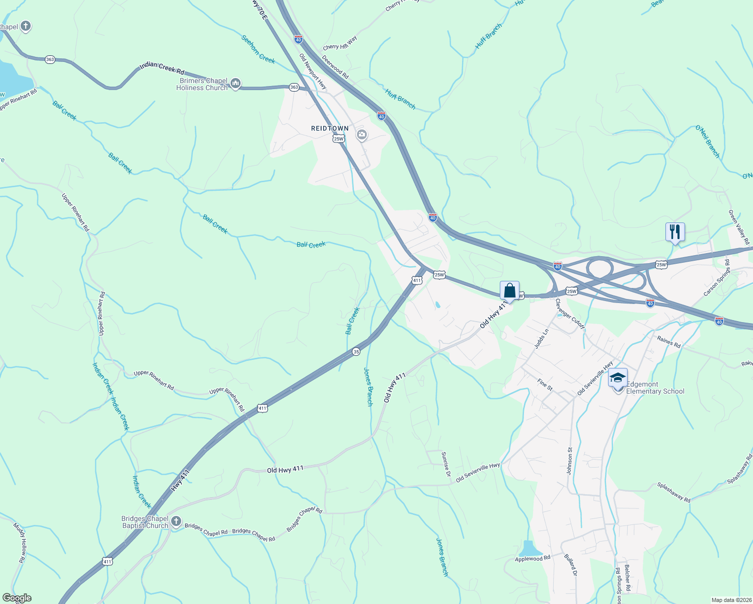map of restaurants, bars, coffee shops, grocery stores, and more near 180 Alpha Road in Newport
