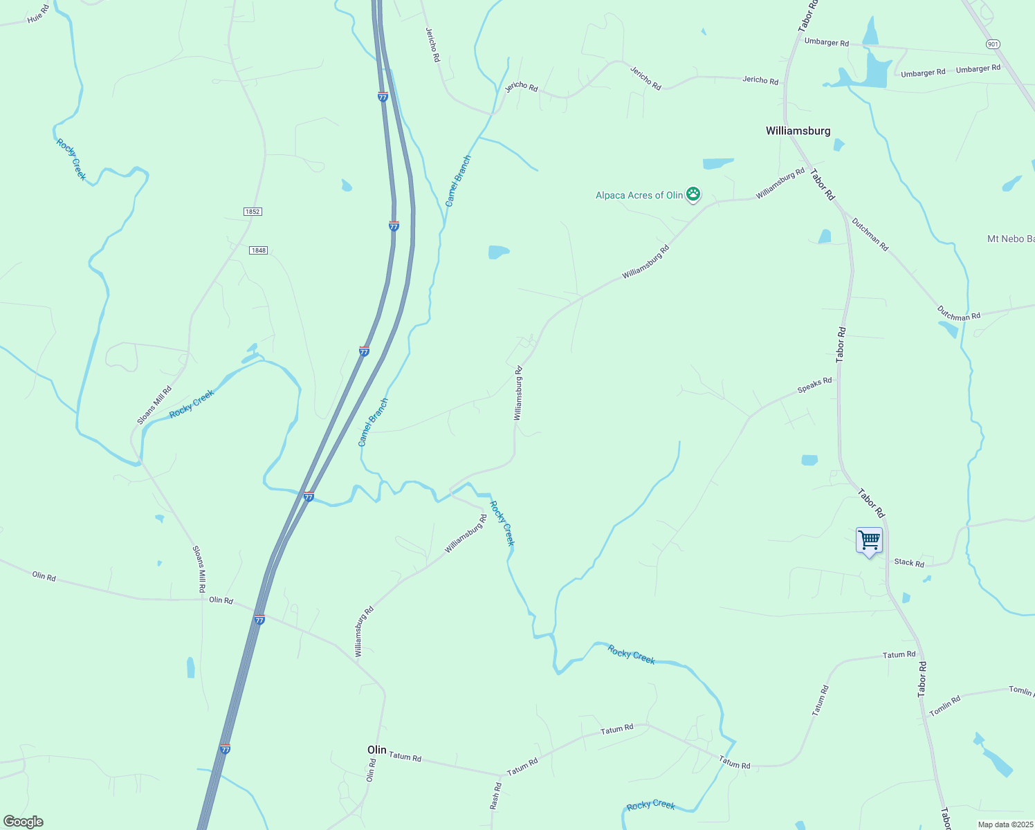 Williamsburg Road, Olin NC Walk Score