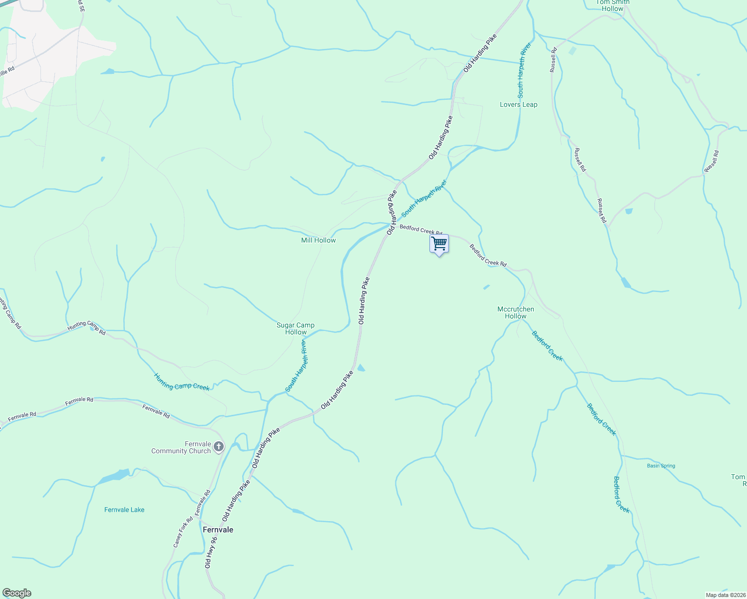 map of restaurants, bars, coffee shops, grocery stores, and more near 5290 Old Harding Road in Franklin